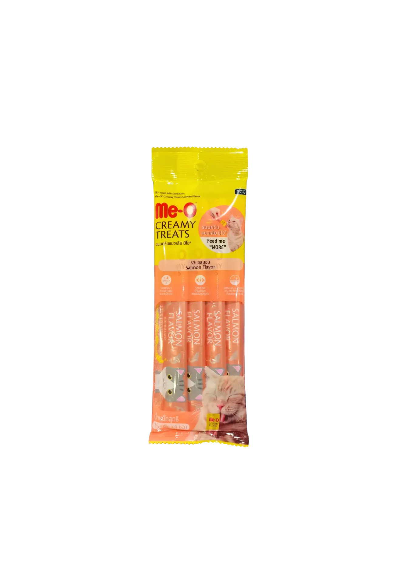 Me-O Creamy Cat Treats - 15gx4 (Salmon)