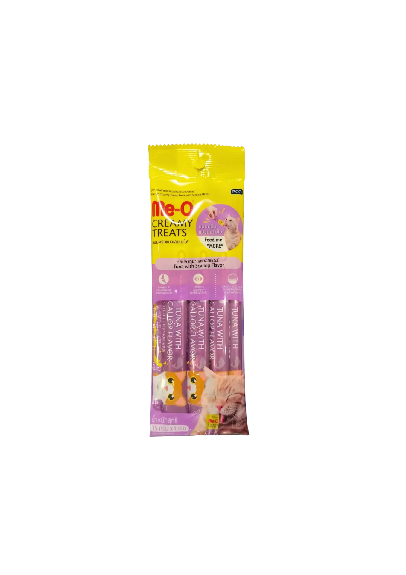 Me-O Creamy Cat Treats - 15gx4