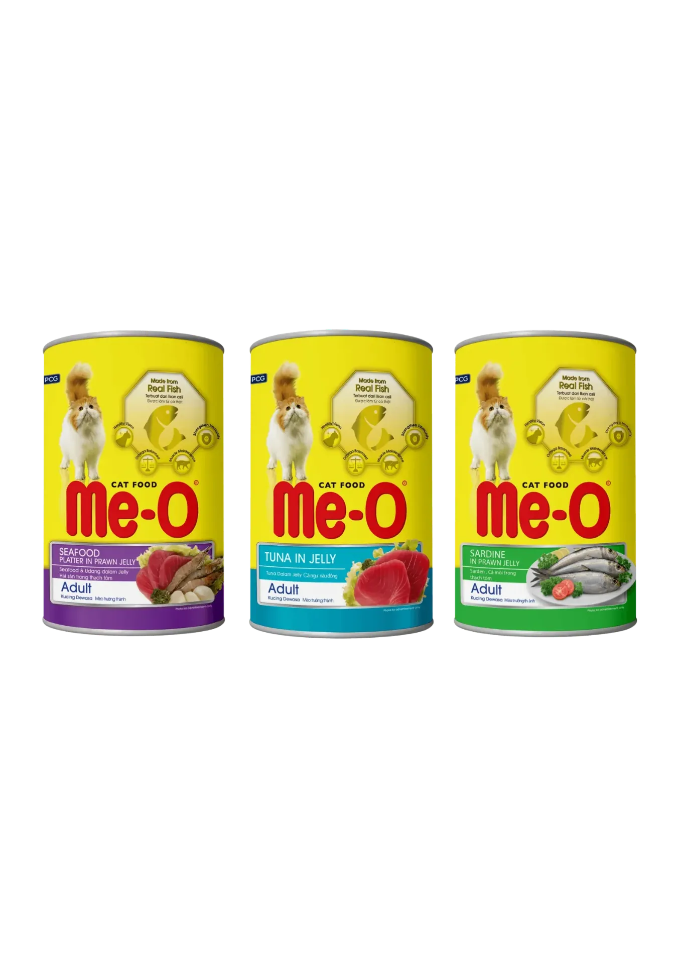 Me-O Canned Cat Adult Food - 400g (Tuna)