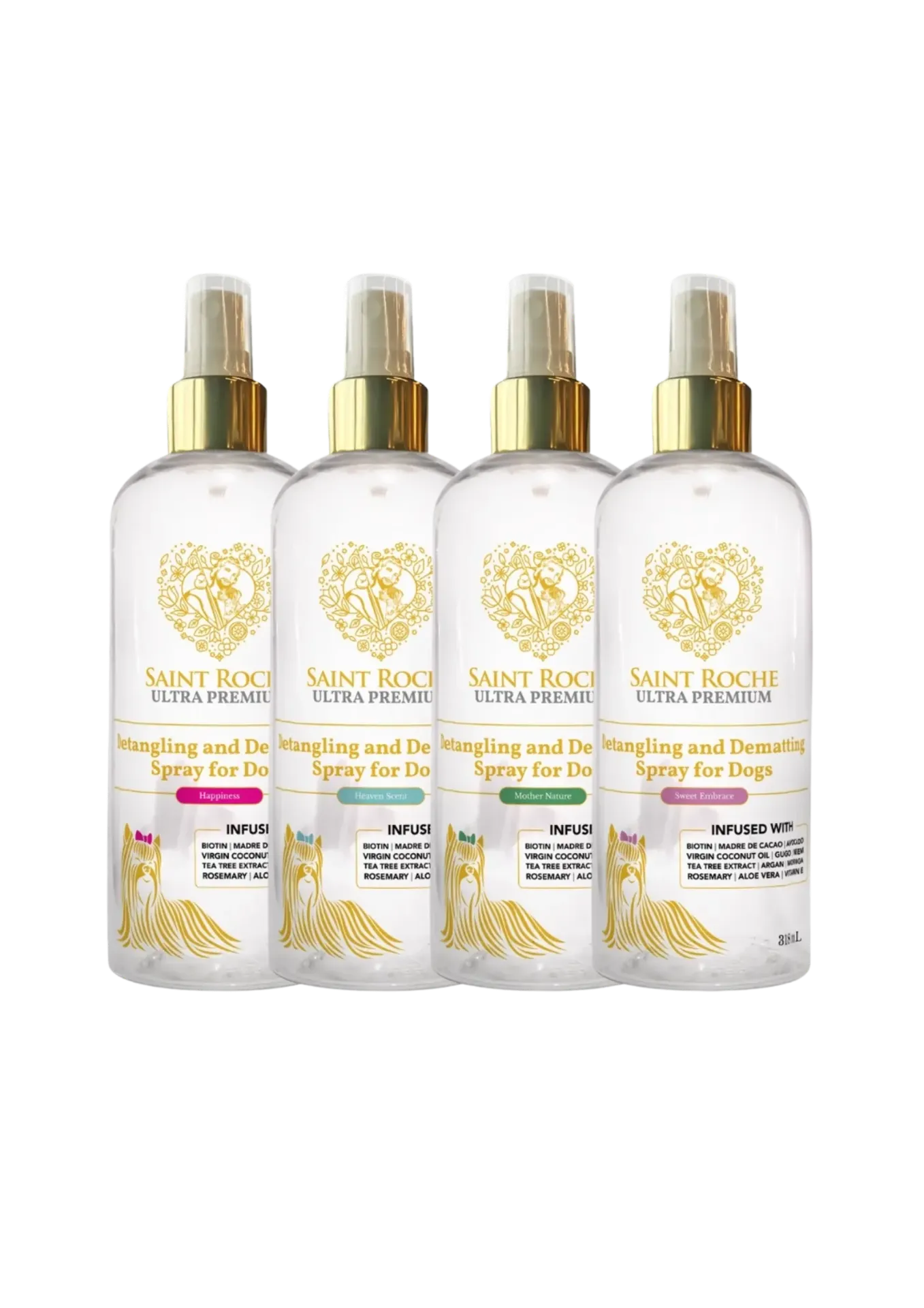 Saint Roche Ultra Premium Detangling & Dematting Spray Dog - 318ml