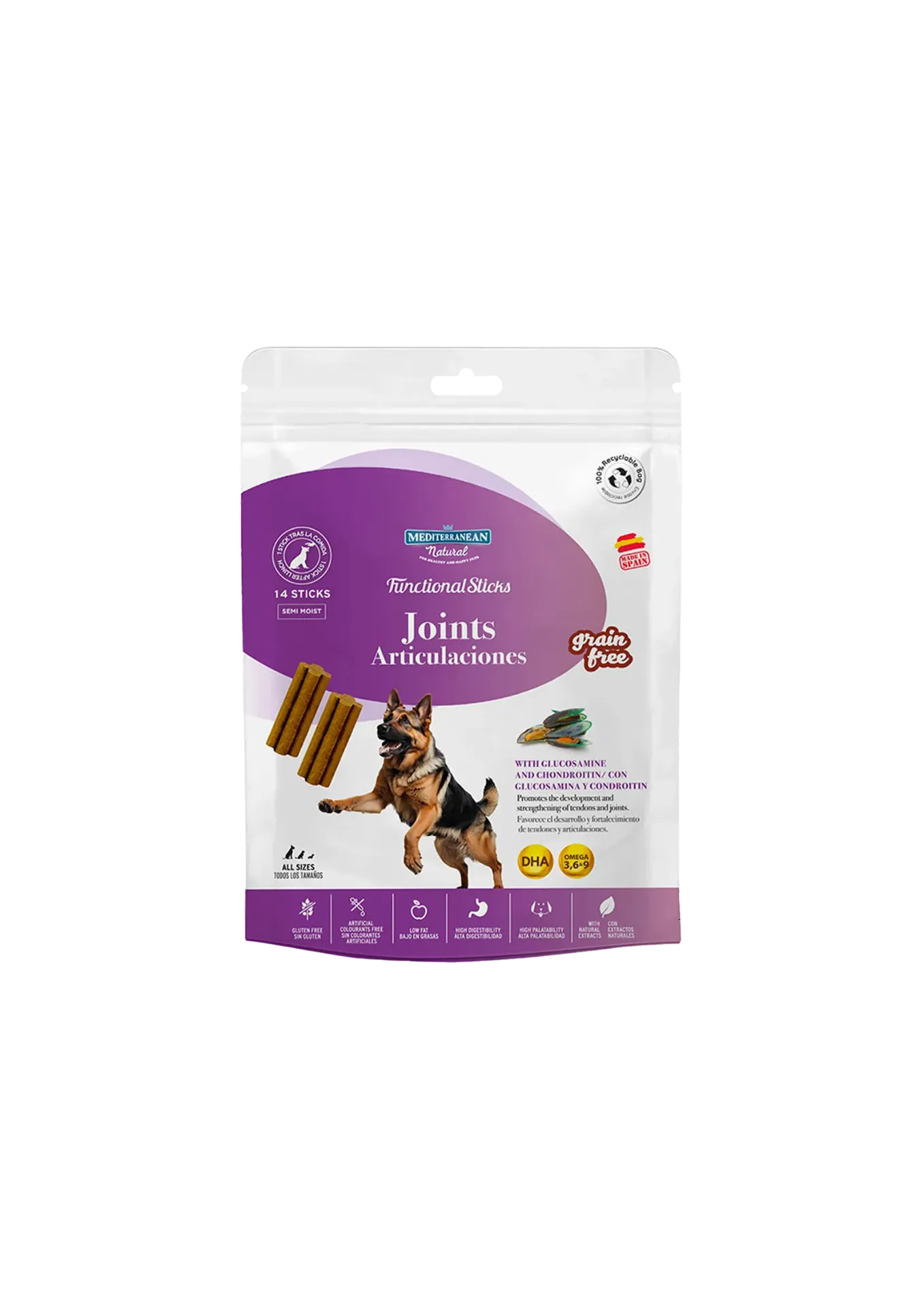 Mediterranean Natural Functional Sticks Dog Treat - 110g