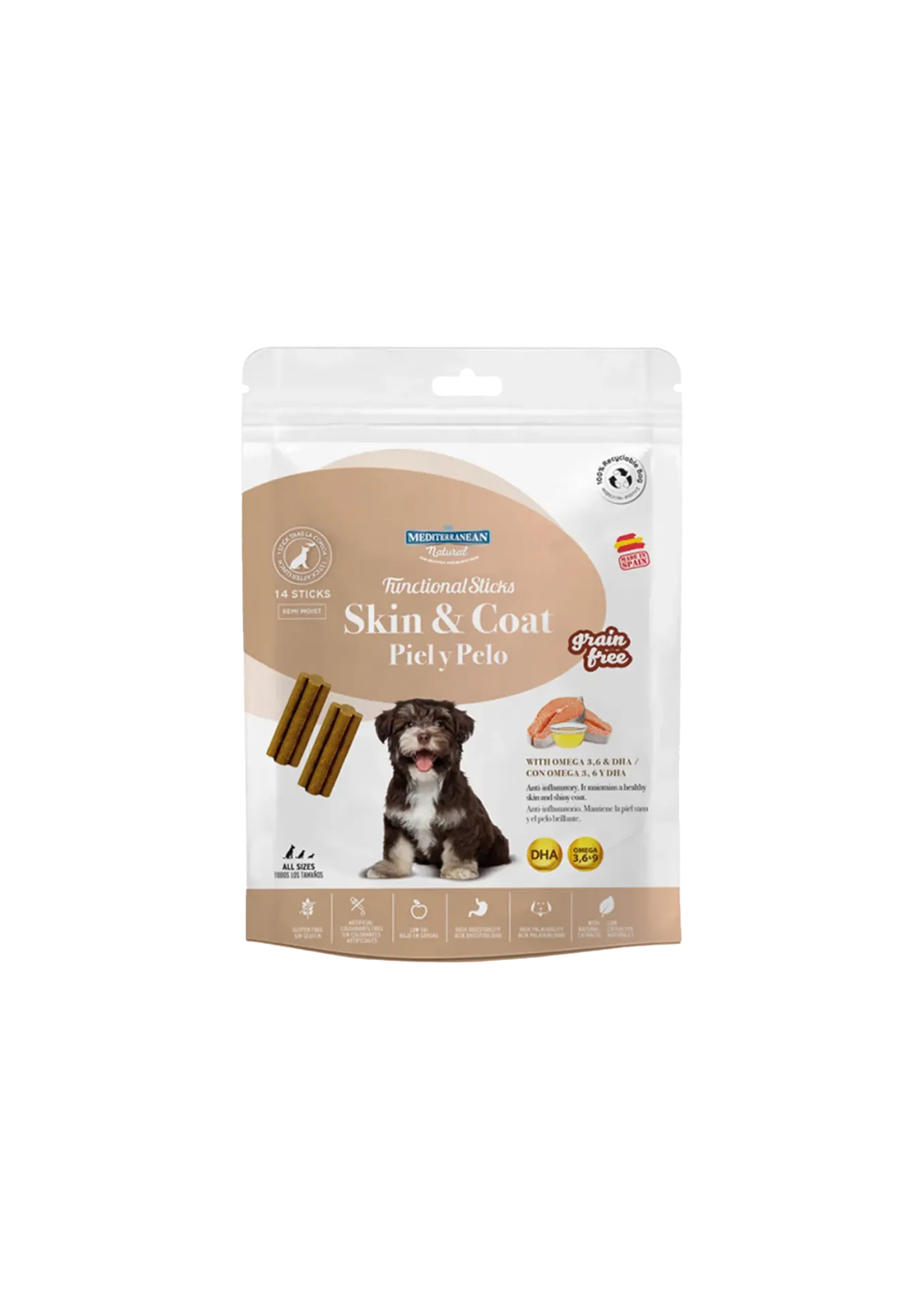 Mediterranean Natural Functional Sticks Dog Treat - 110g