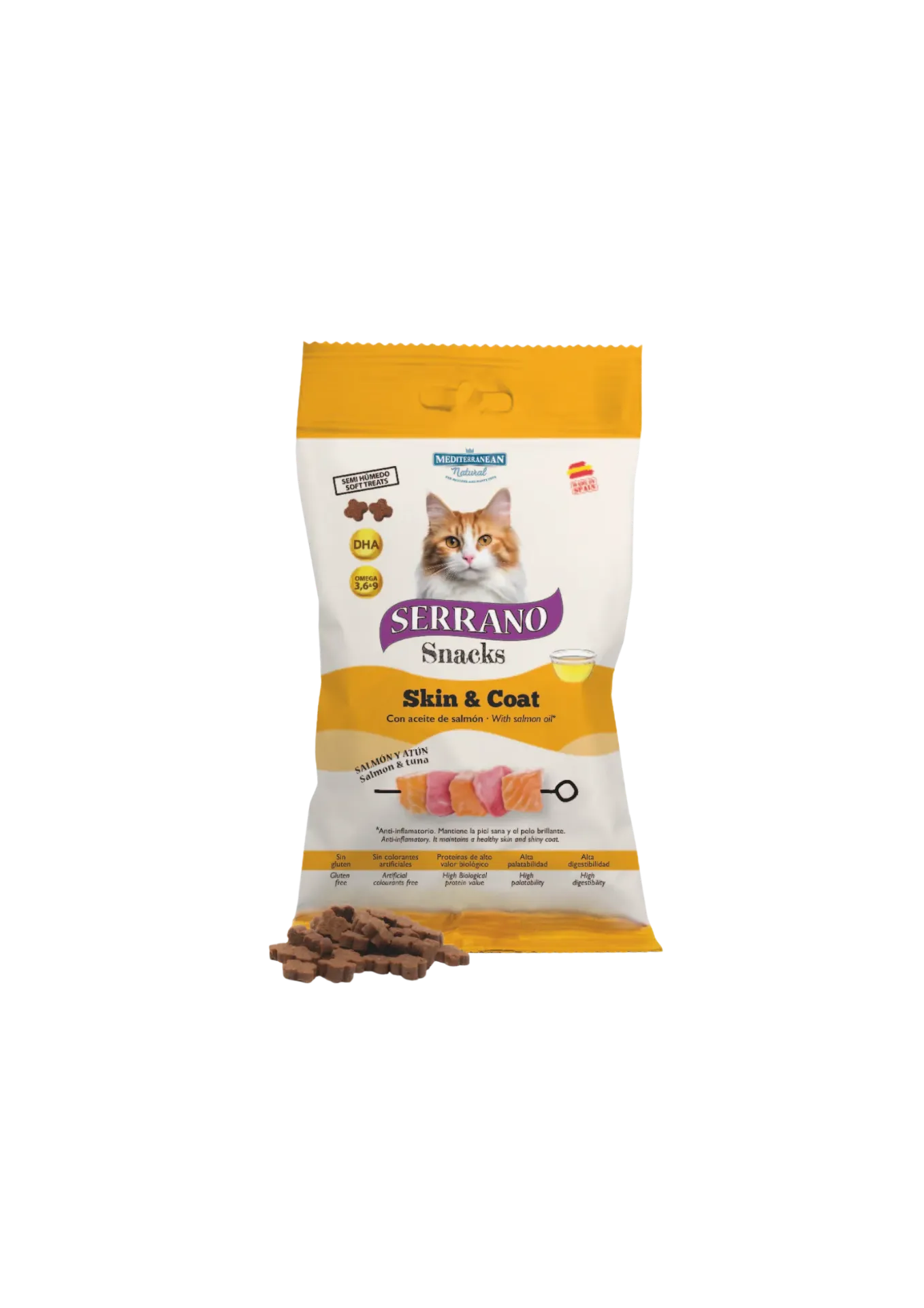 Mediterranean Natural Serrano Snacks Cat Treat - 50g