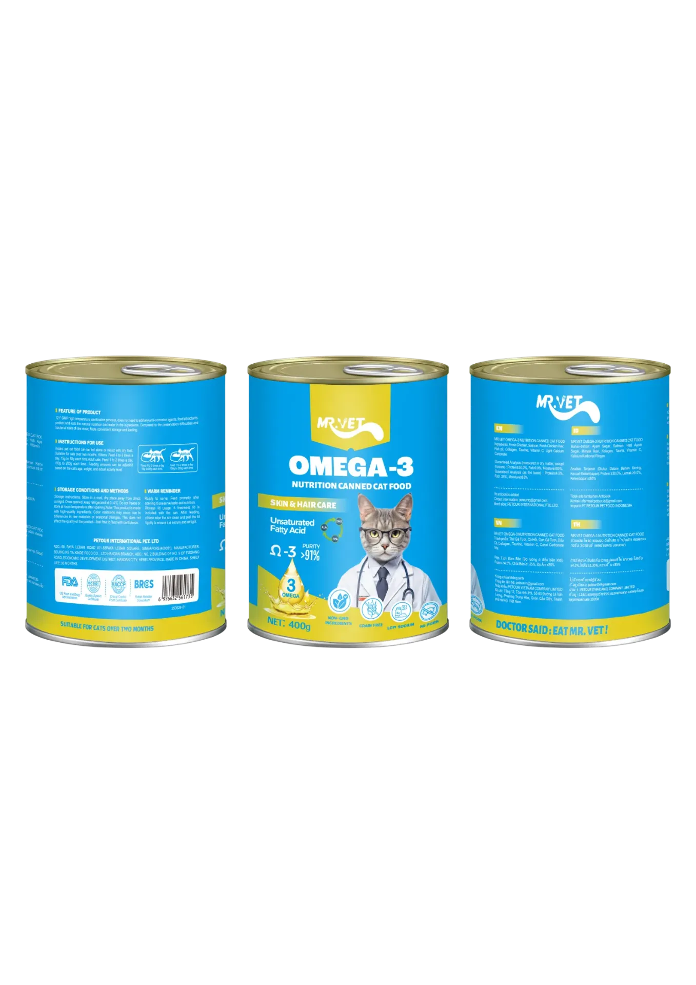 Mr. Vet Cat Canned - 400g