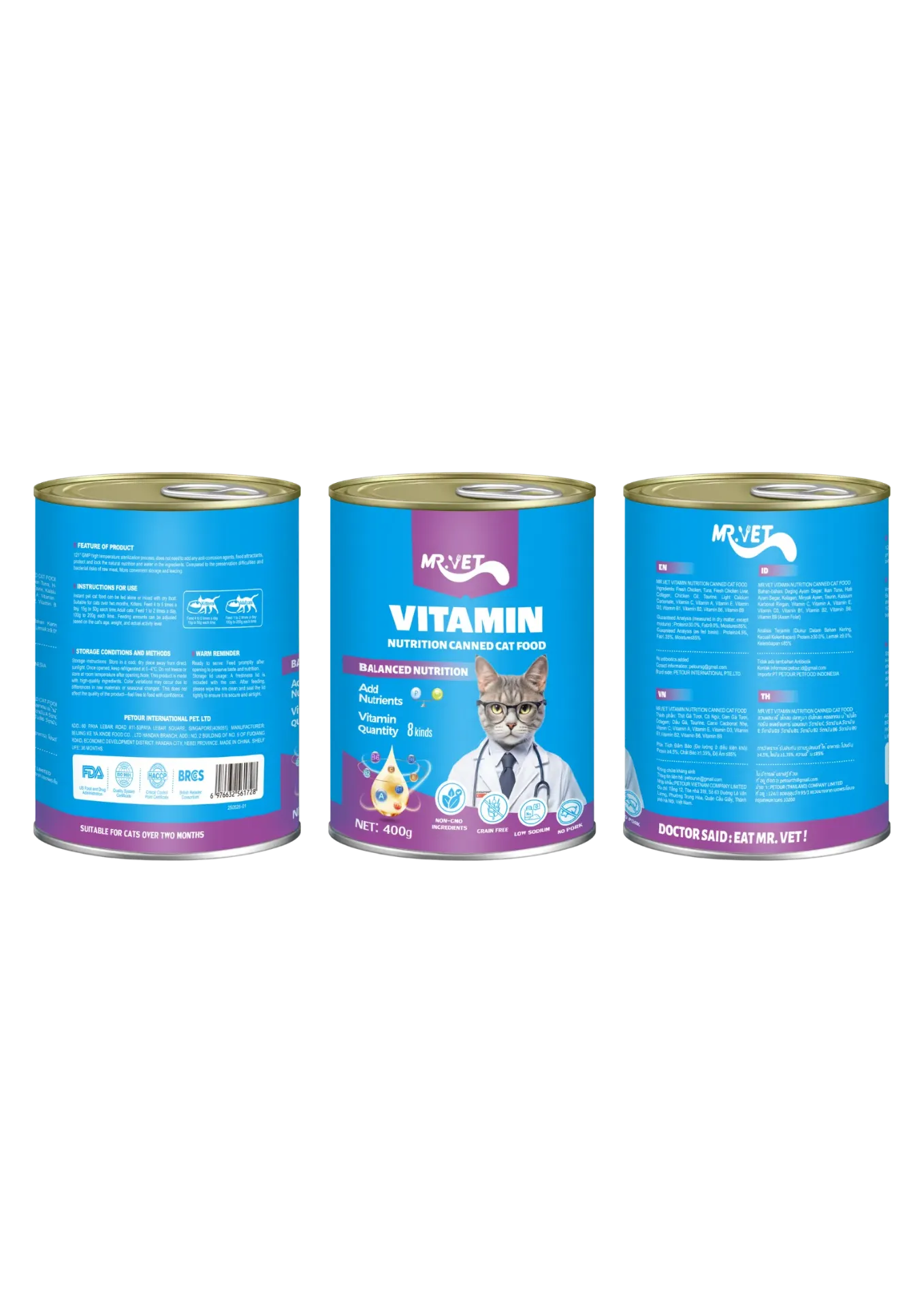 Mr. Vet Cat Canned - 400g