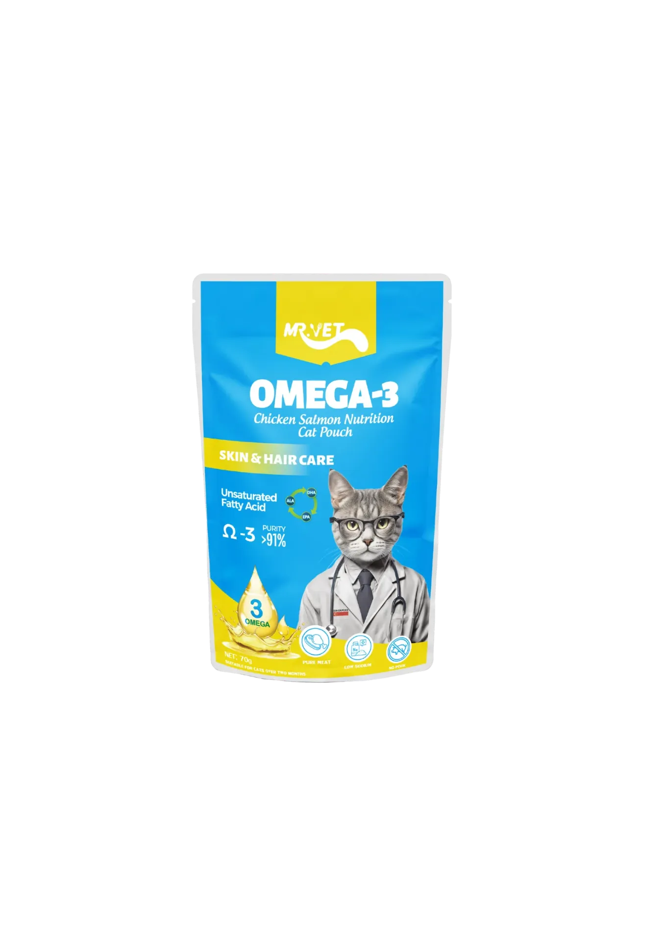 Mr. Vet Cat Pouch - 70g