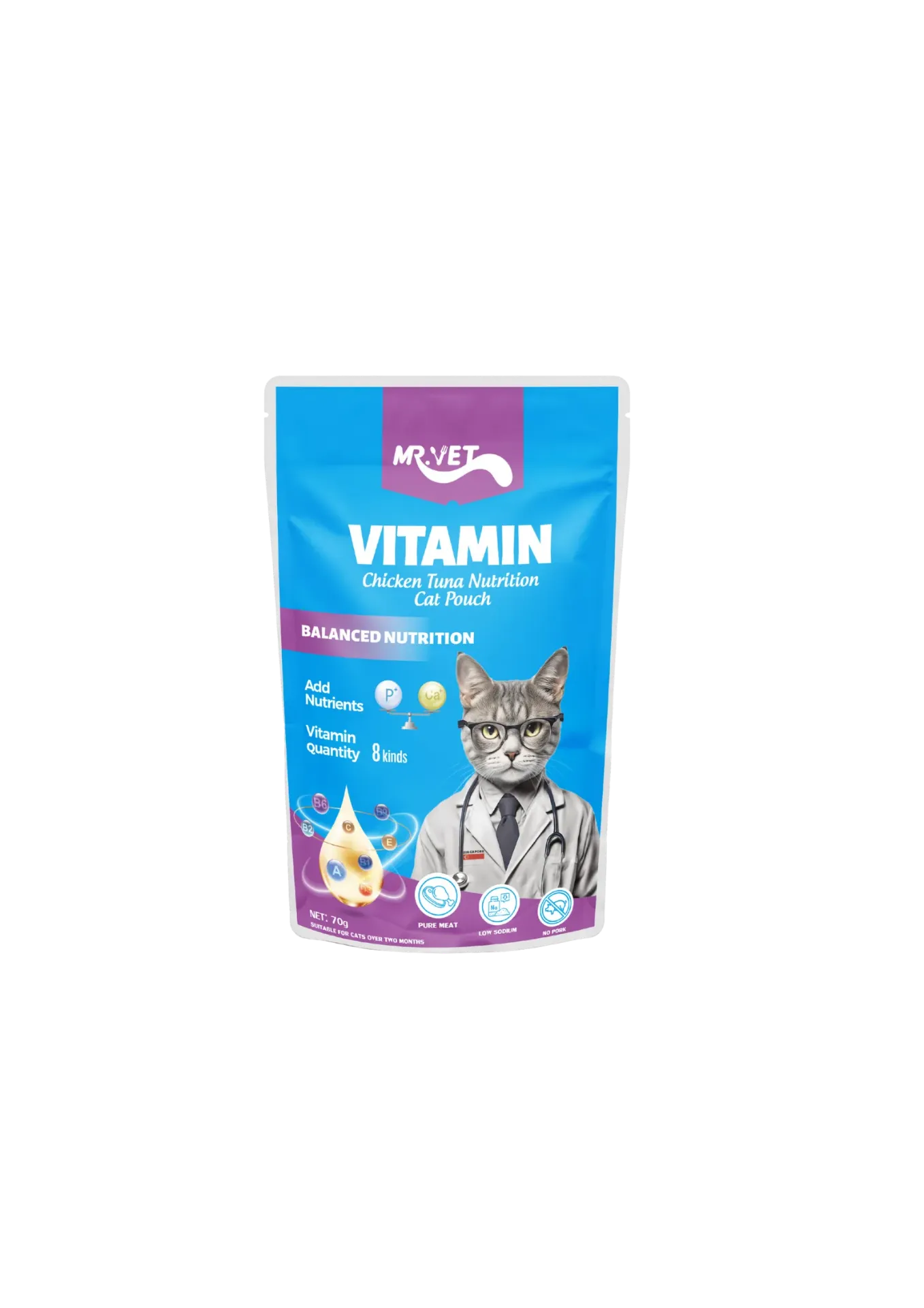 Mr. Vet Cat Pouch - 70g