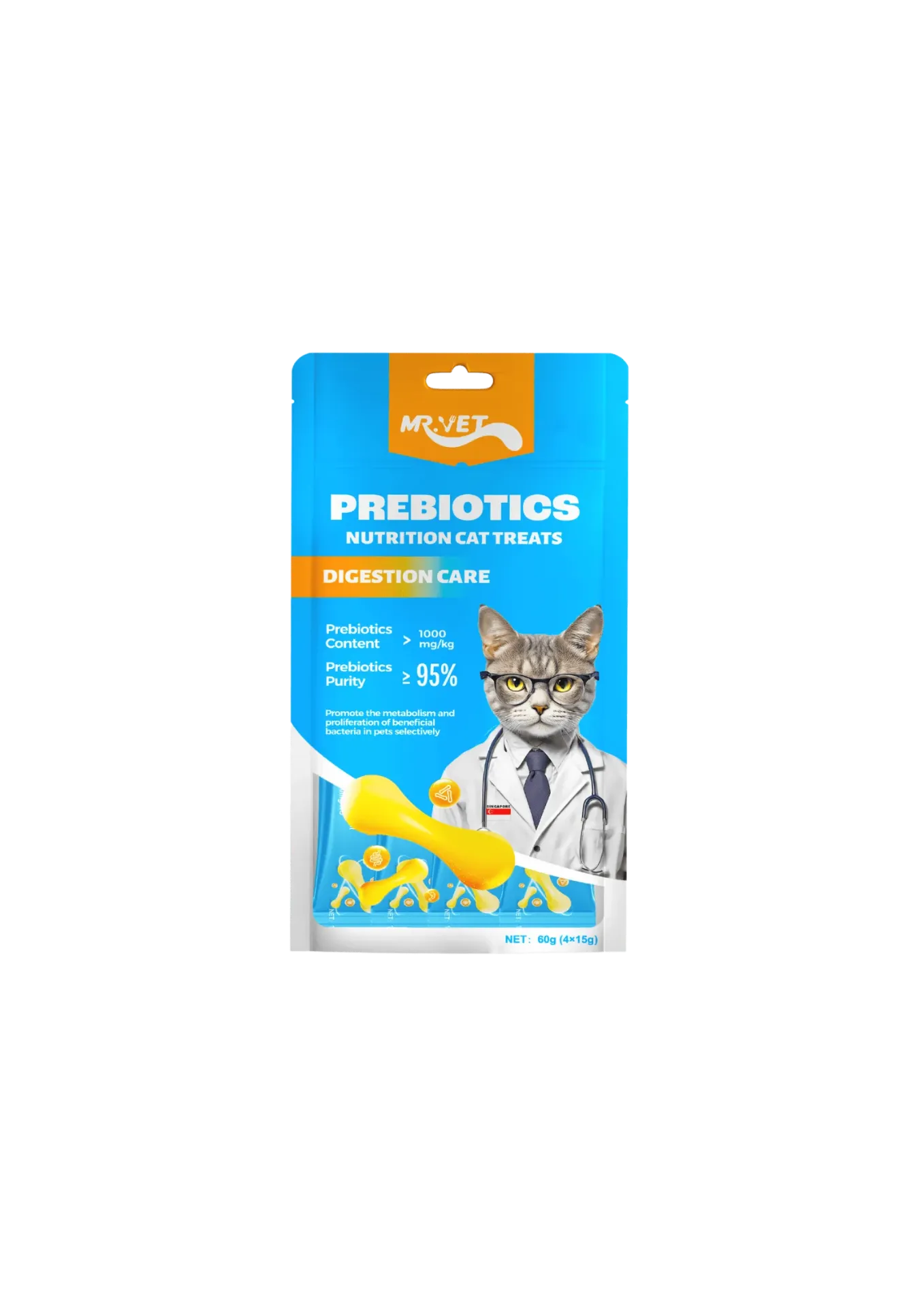 Mr. Vet Cat Treats - 15gx4
