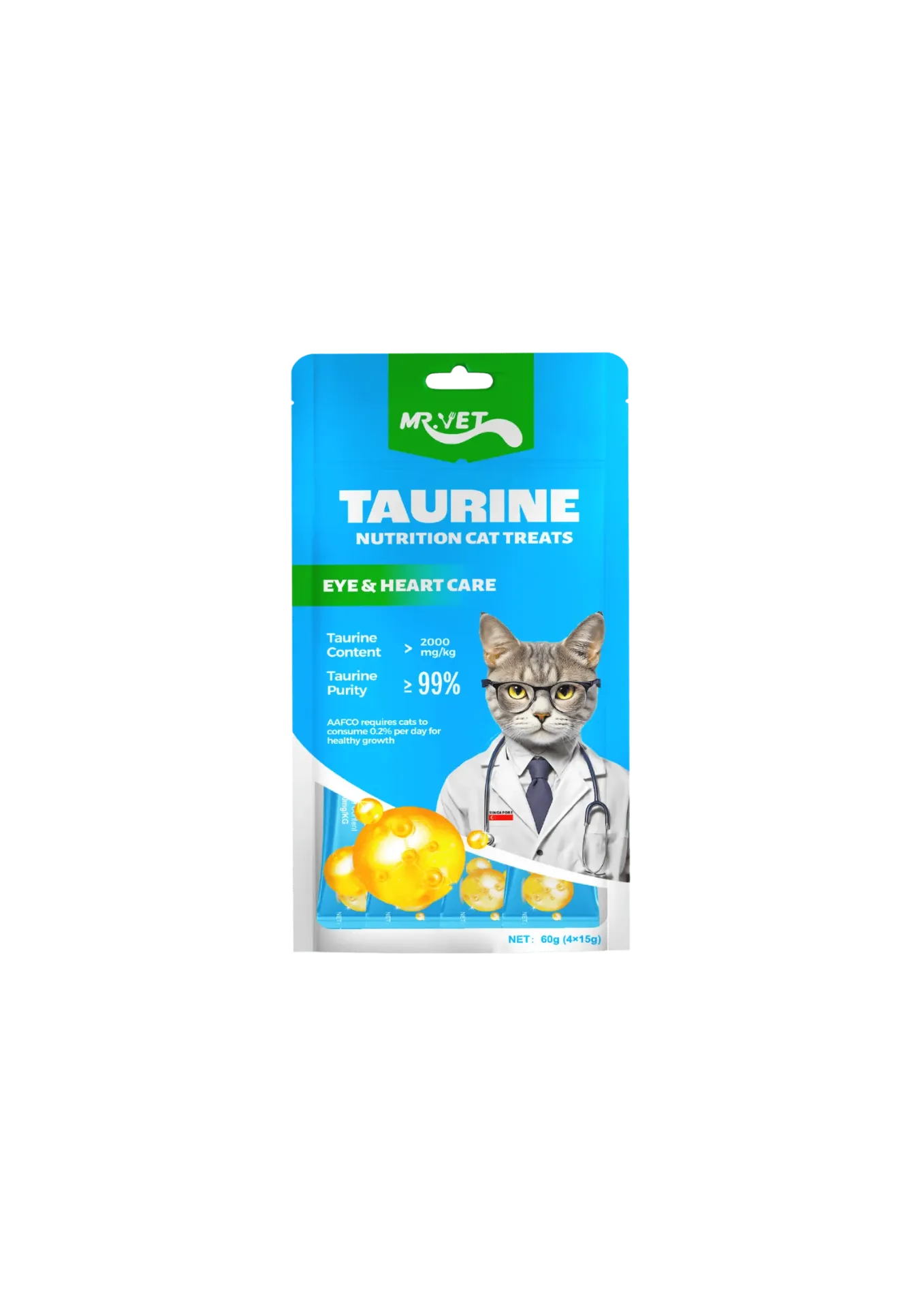 Mr. Vet Cat Treats - 15gx4