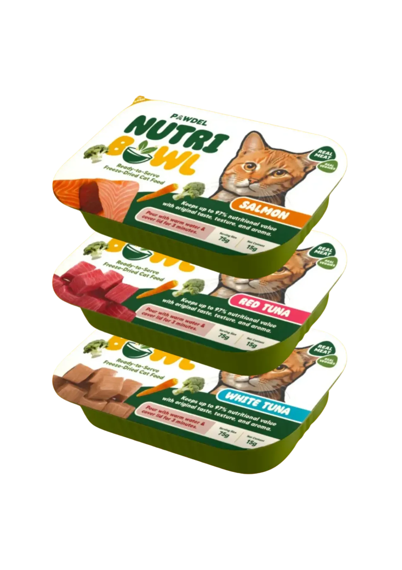 Pawdel NutriBowl Cat - 15gx6 (Tuna)