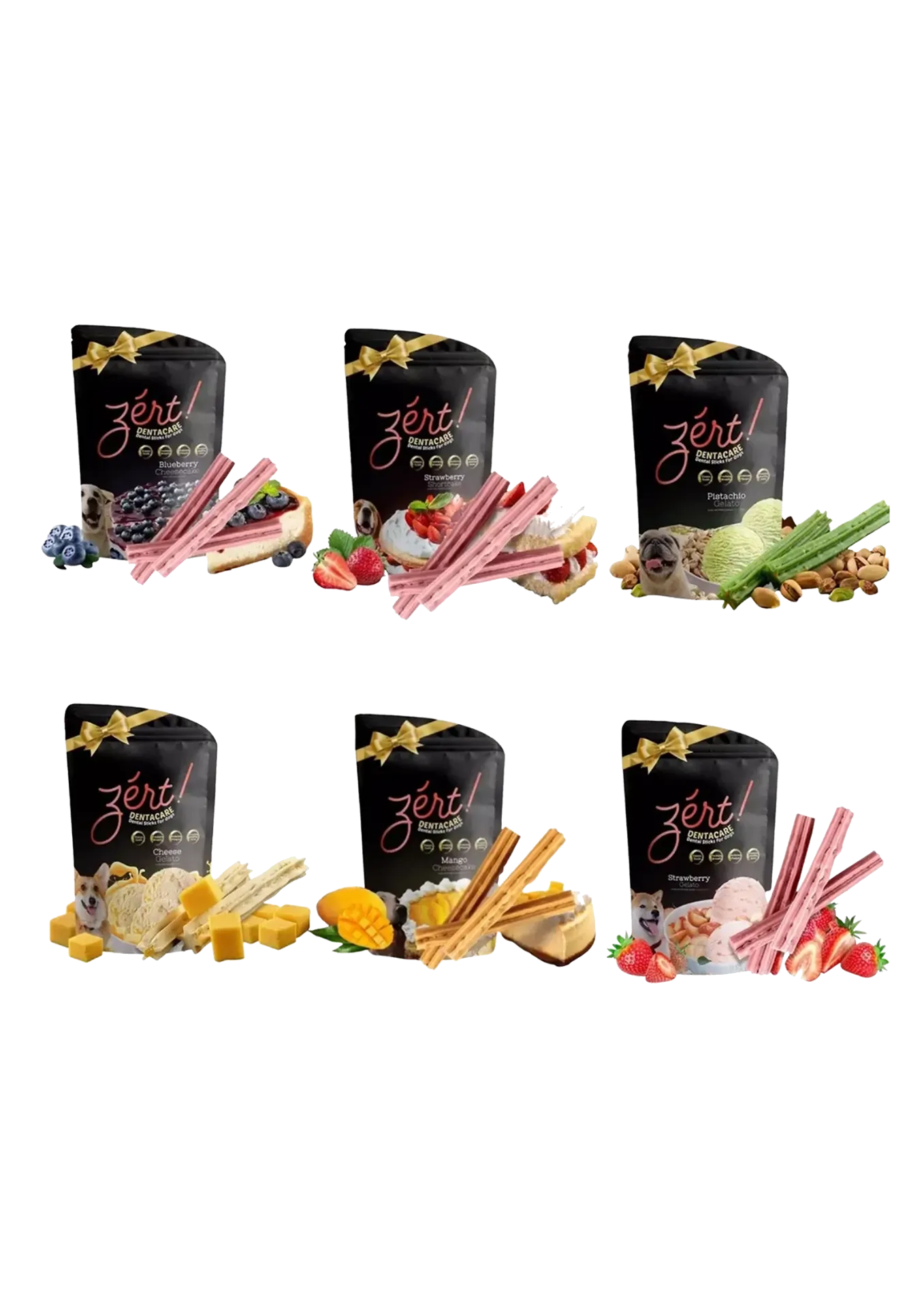 Zert Dentacare for Dogs  - 55g (Blueberry Cheesecake)