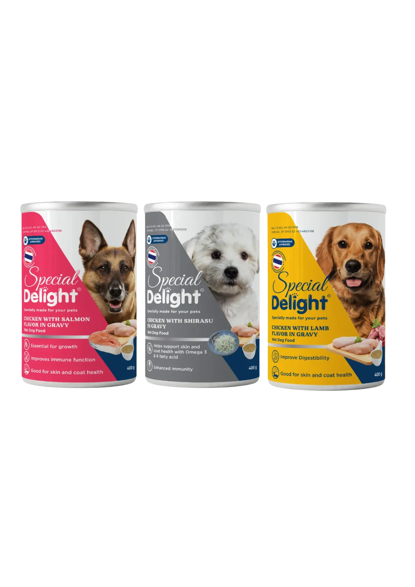 Special Delight Wet Dog Food - 400g (Chicken w/ Lamb in Gravy)