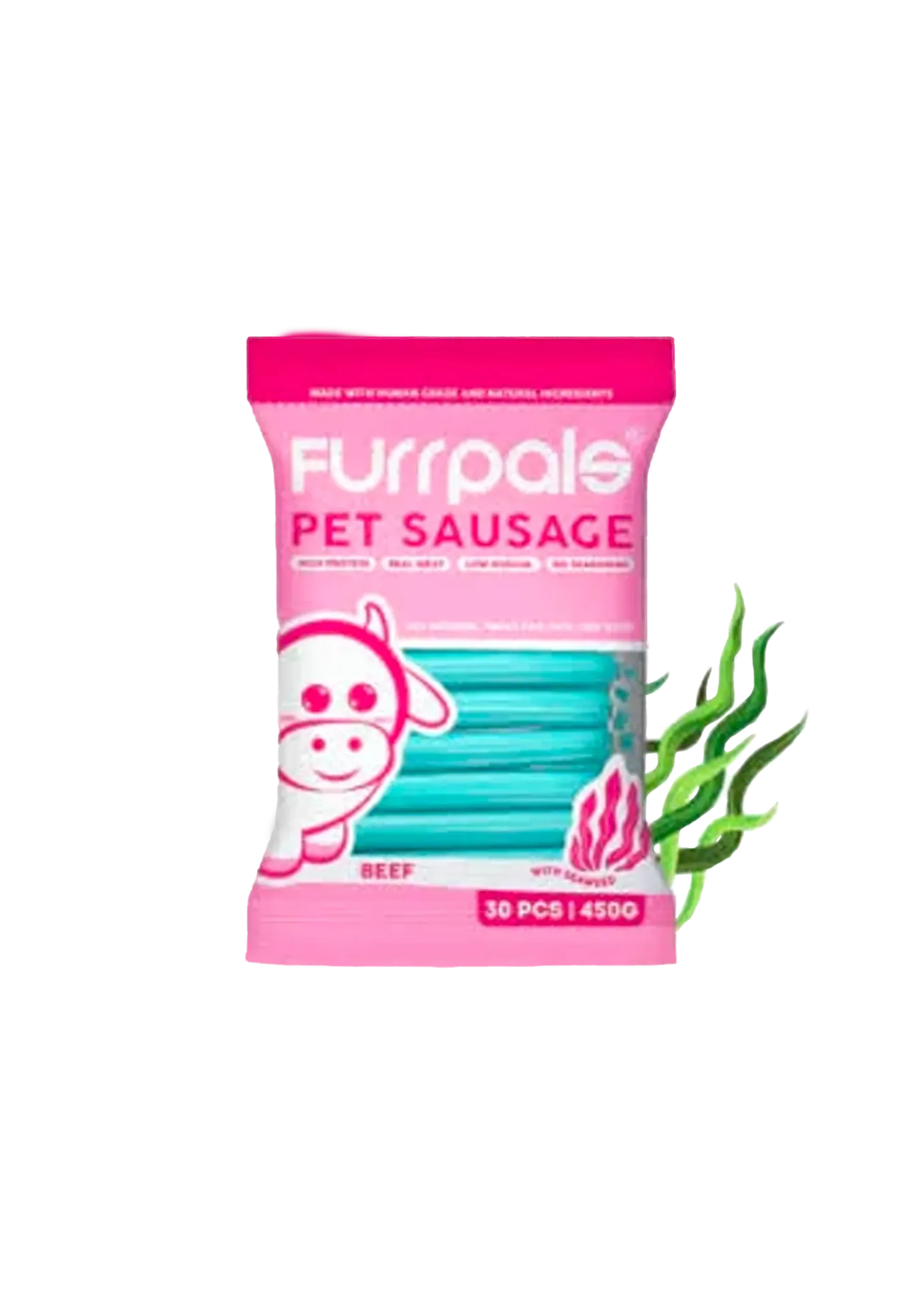 Furrpals Premium Pet Sausage - 30 Sausages (Beef Seaweeds)