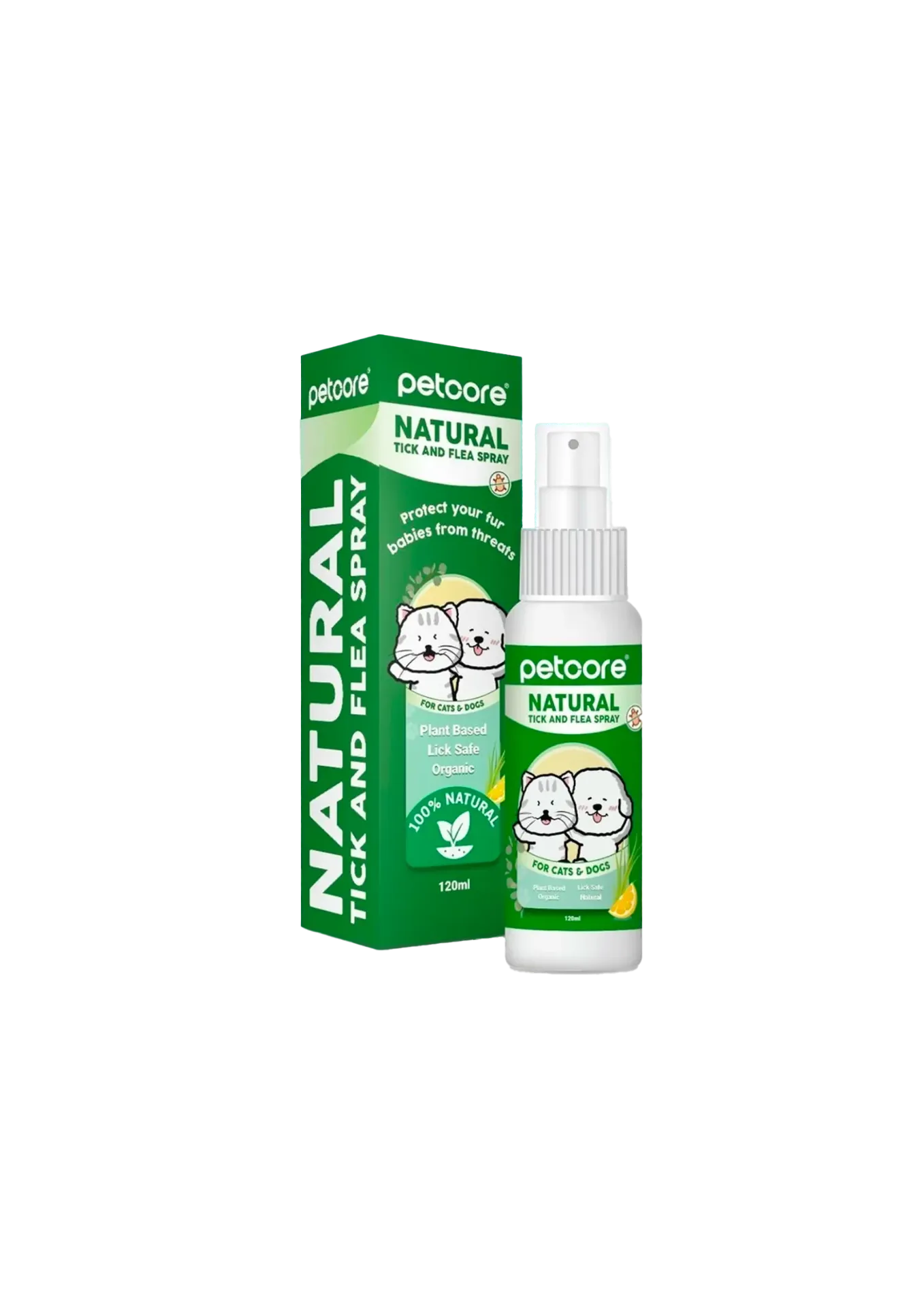 Petcore Tick & Flea Spray - 120ml