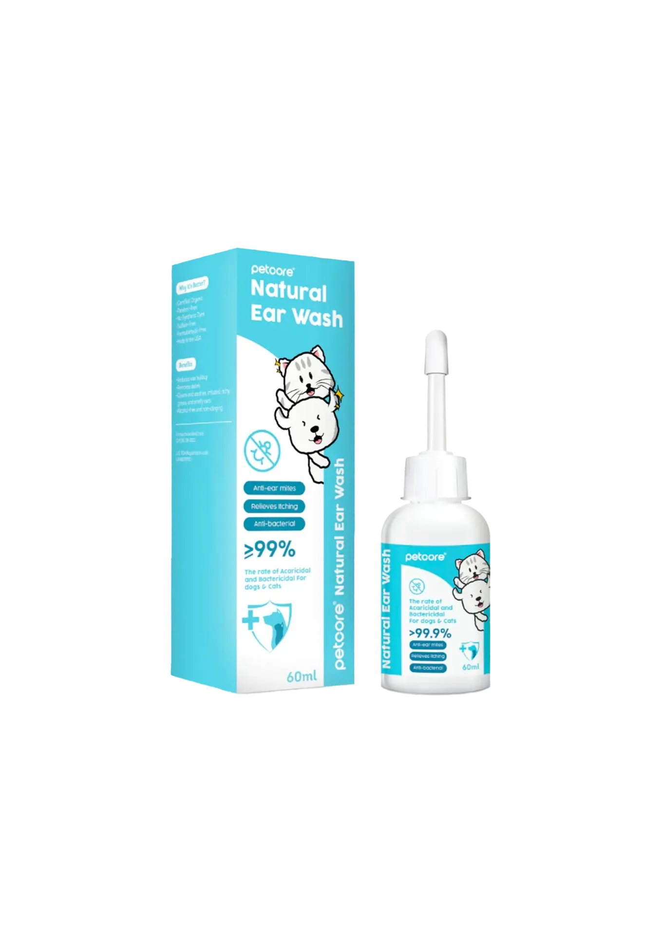 Petcore Ear Wash - 60ml