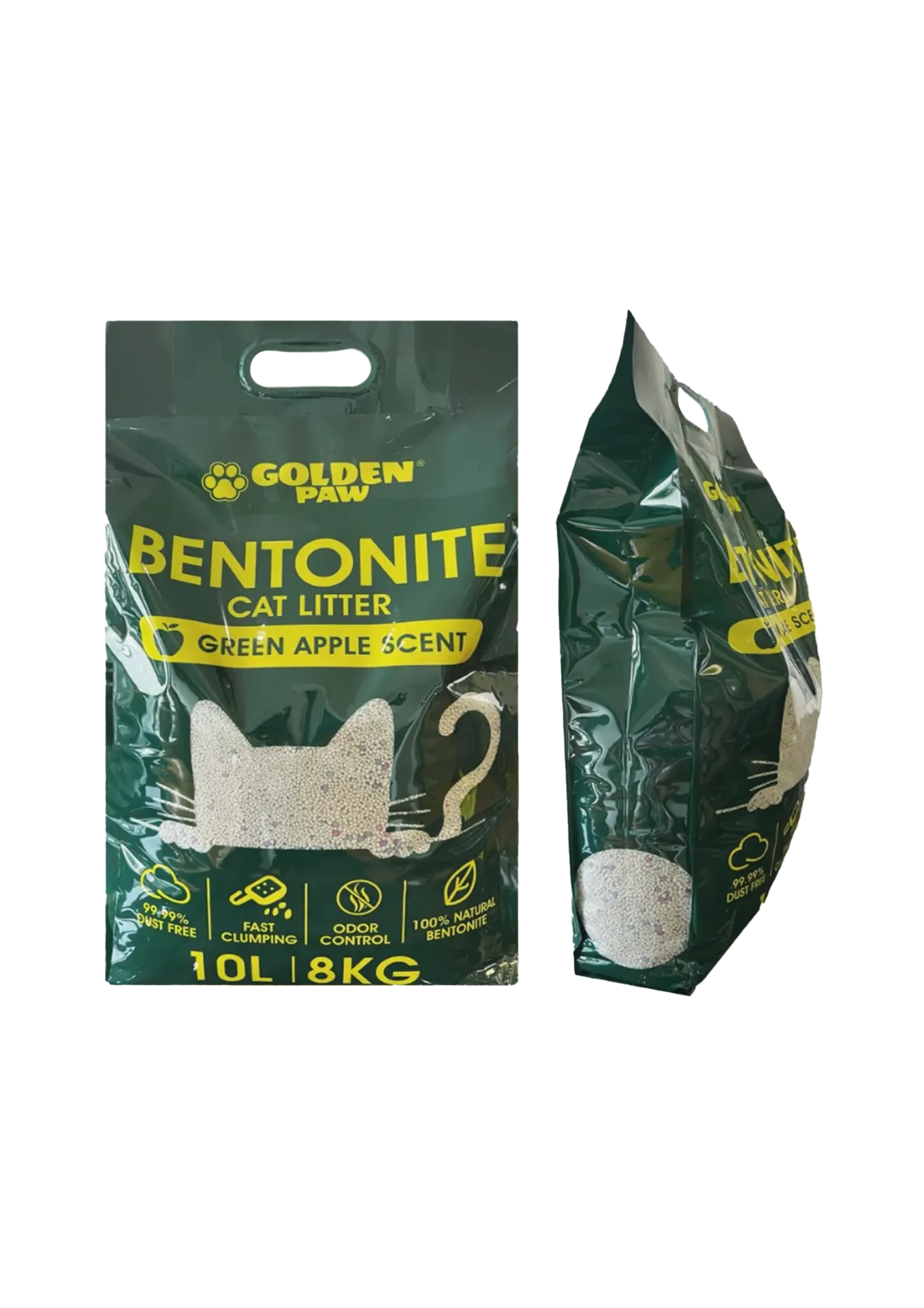 Golden Paw Bentonite Cat Litter - 10L (Apple)