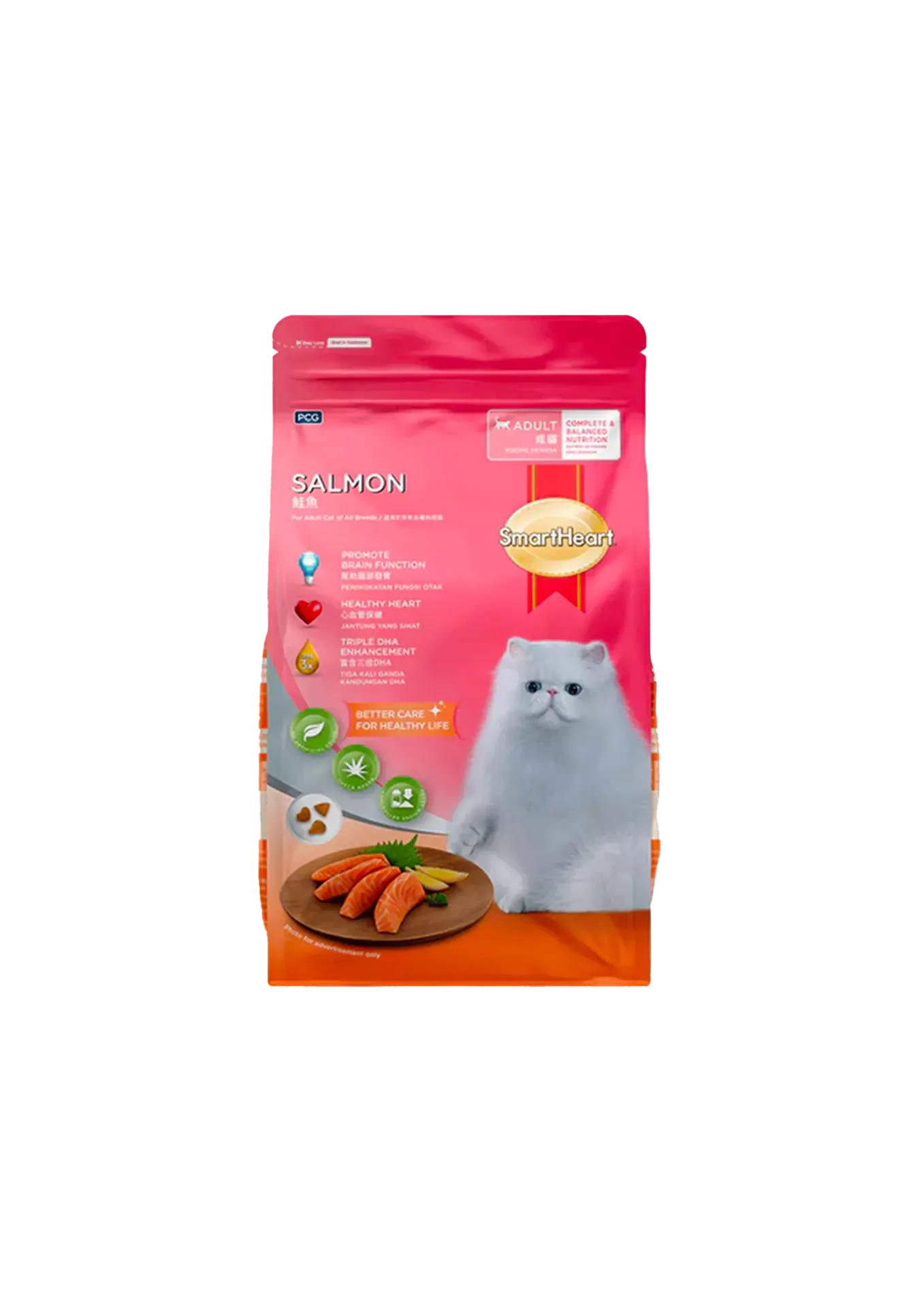 SmartHeart Adult Cat Food - 1.2kg