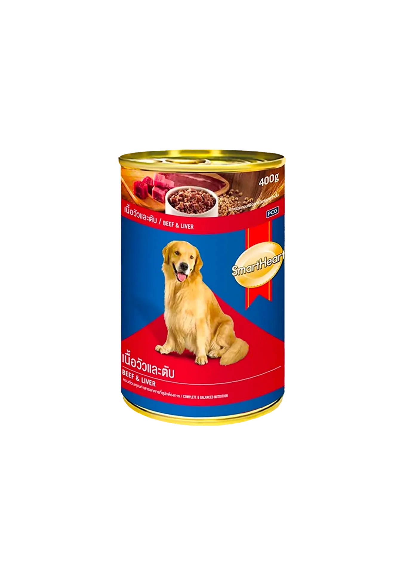 SmartHeart Canned Dog Food - 400g (Beef & Liver)