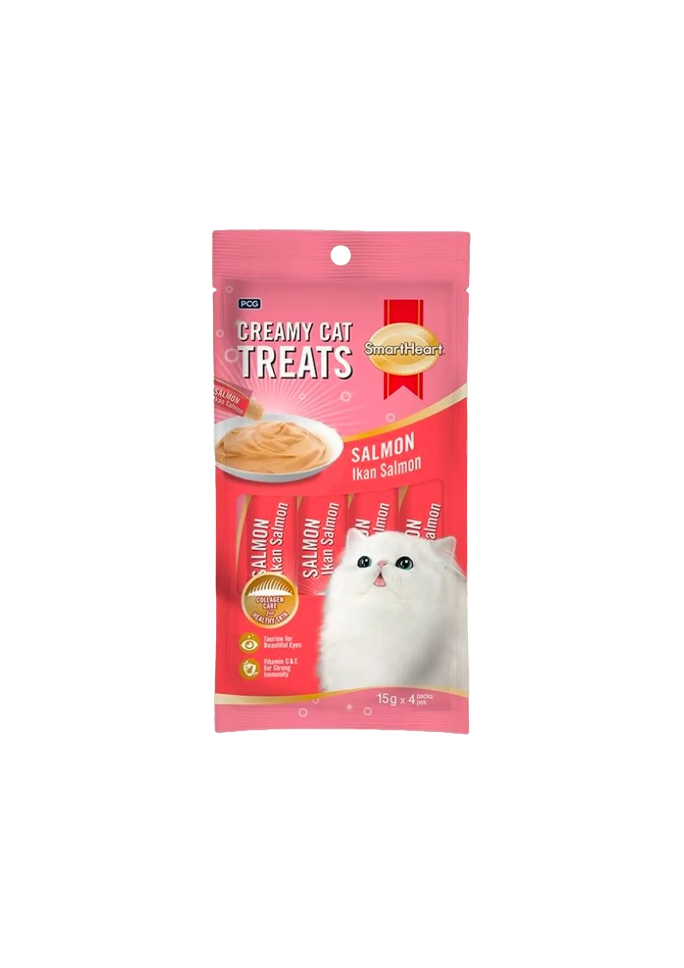 SmartHeart Creamy Cat Treats - 15gx4