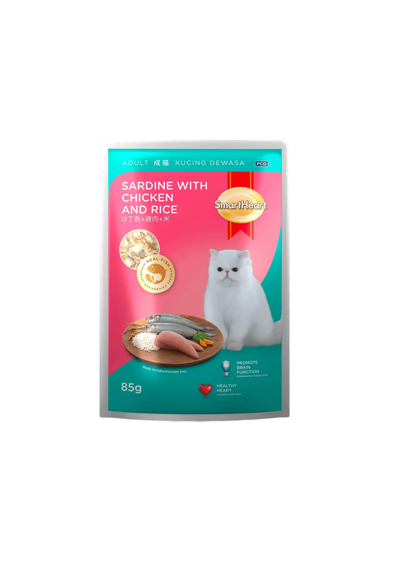 SmartHeart Cat Pouch - 85g