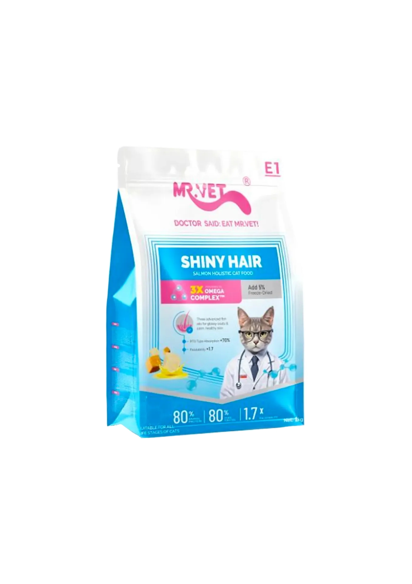 Mr. Vet E1 Shiny Hair - 1kg