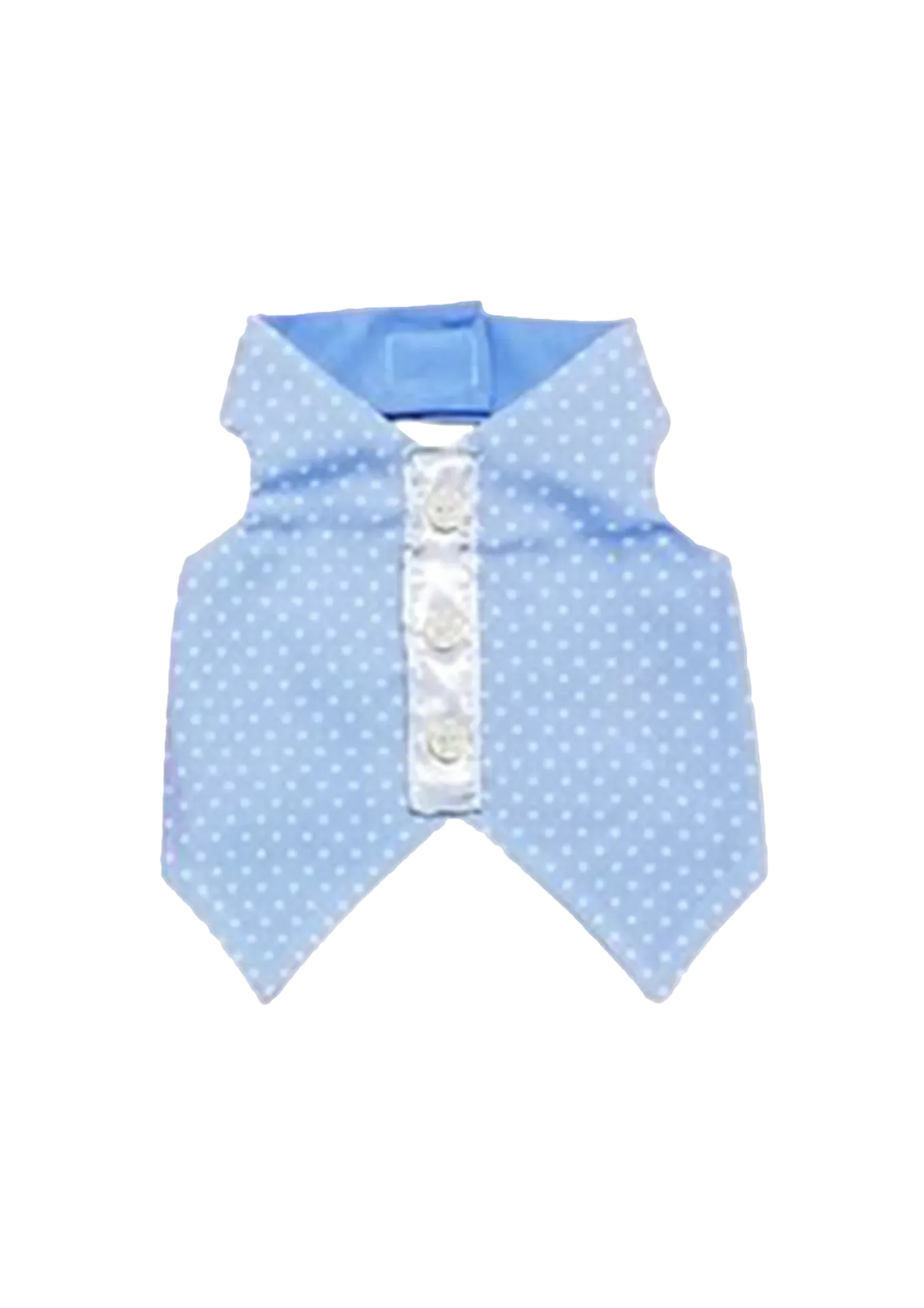 Oodra Polka Vest Clothes (Blue, S)