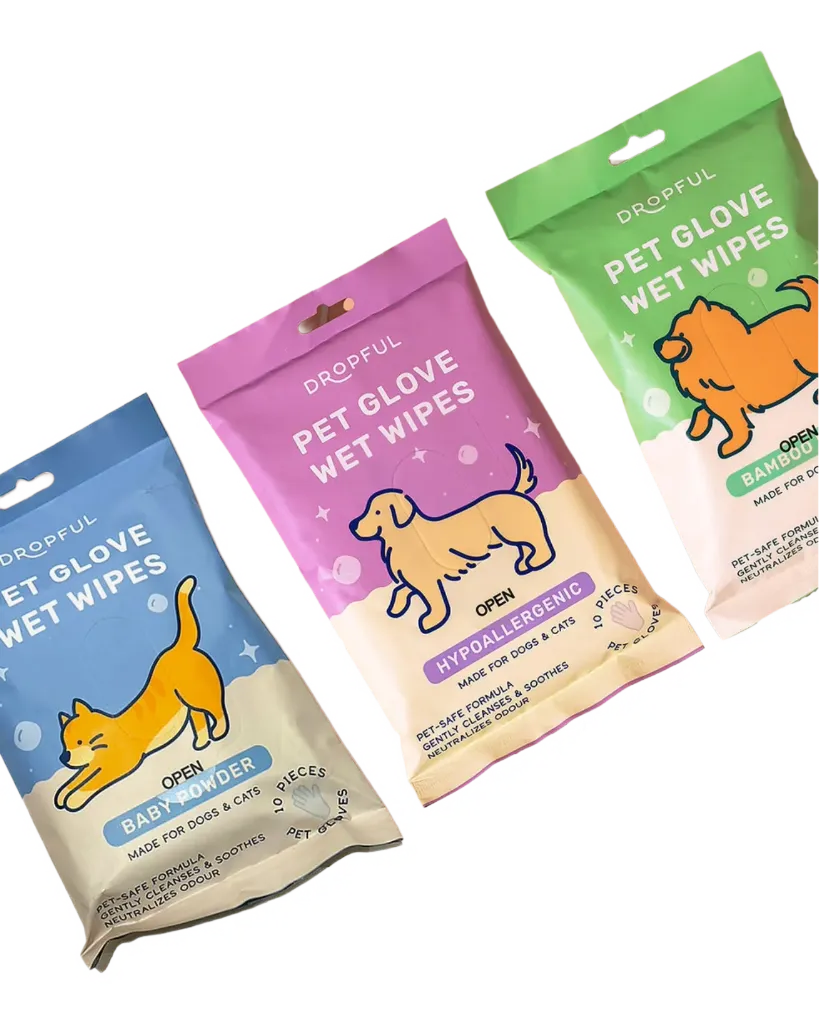 Dropful Glove Wet Wipes (Bamboo)