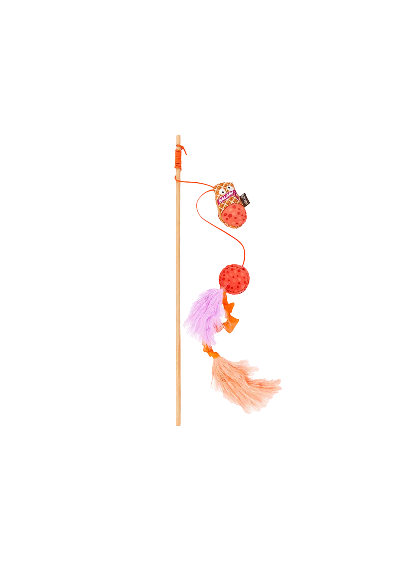 Petplay Cat Toys - Salami Wand Toy