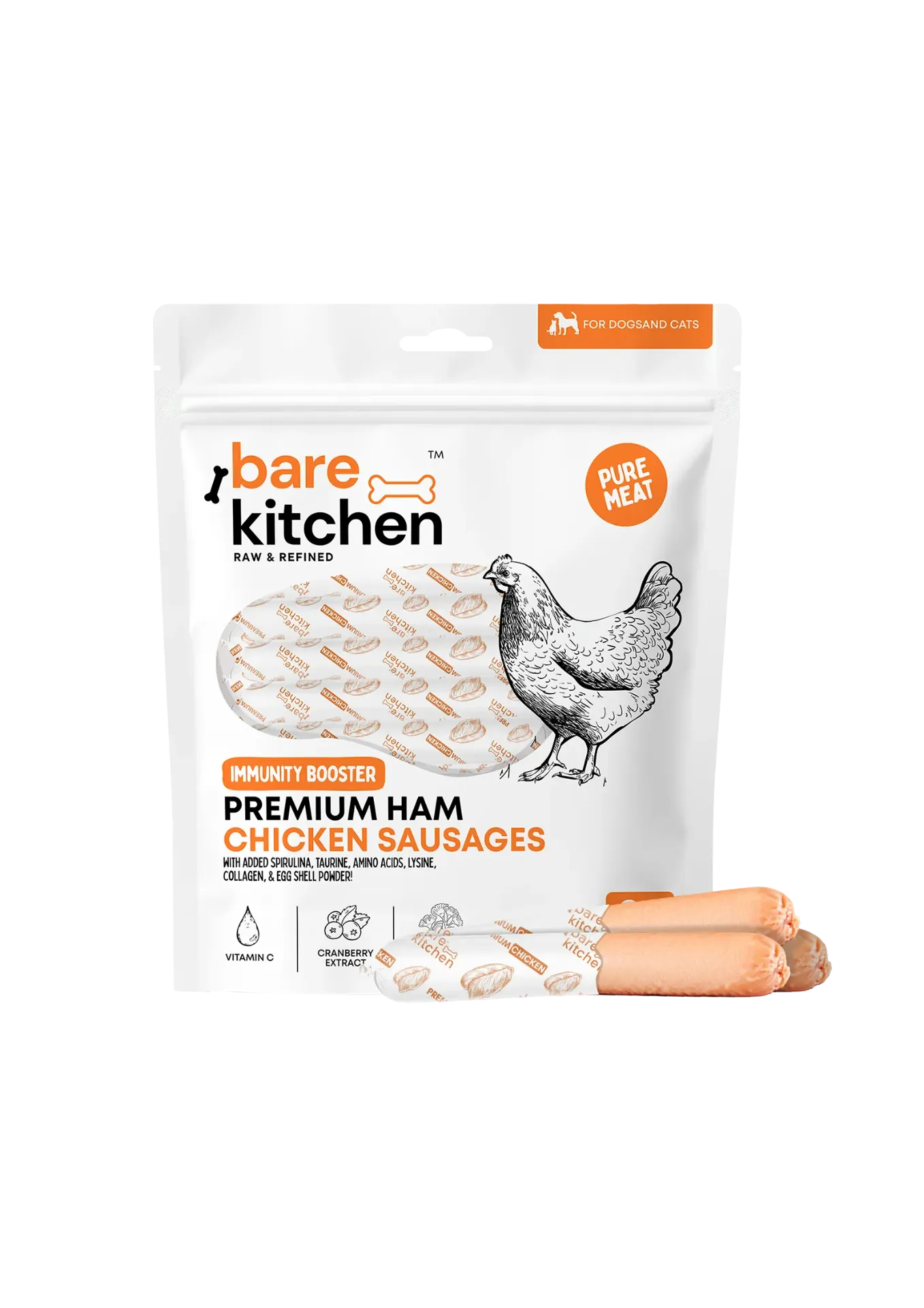 Bare Kitchen Sausage - 15gx25