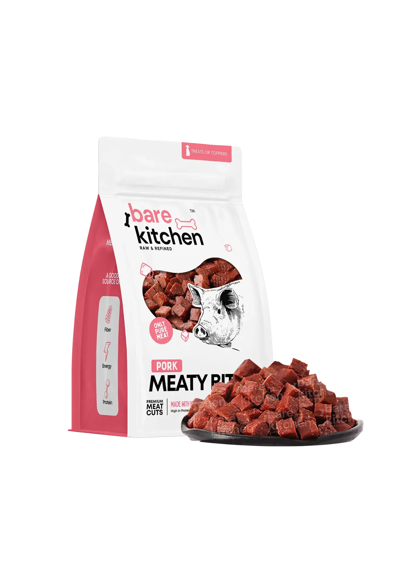 Bare Kitchen Meaty Bites Cubes - 500g
