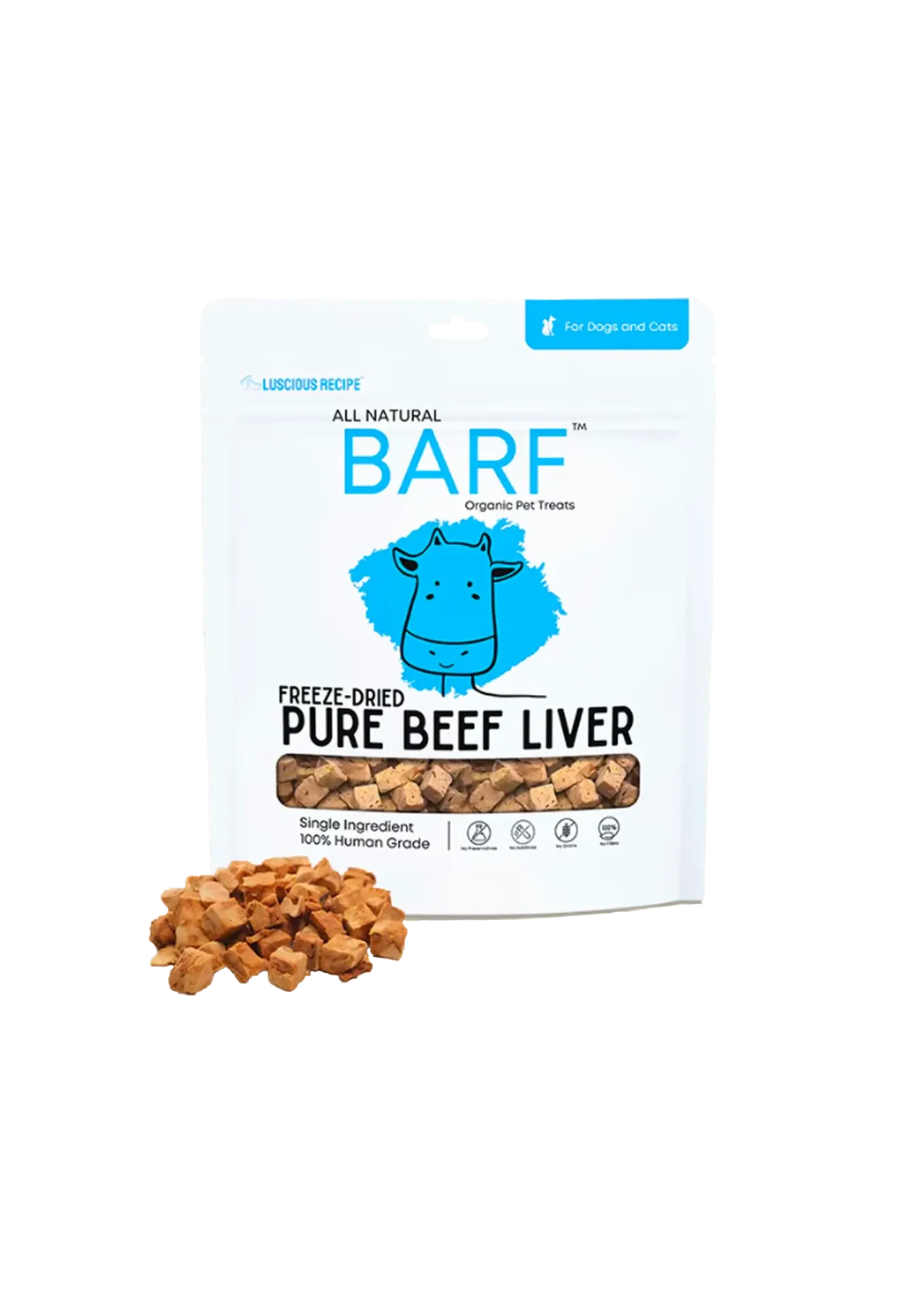 Luscious Recipe BARF Freeze Dried Treats - 30g