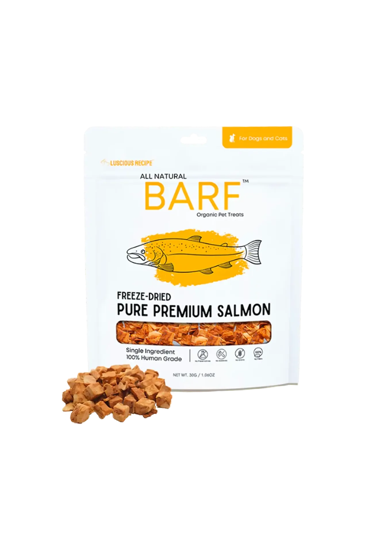 Luscious Recipe BARF Freeze Dried Treats - 30g