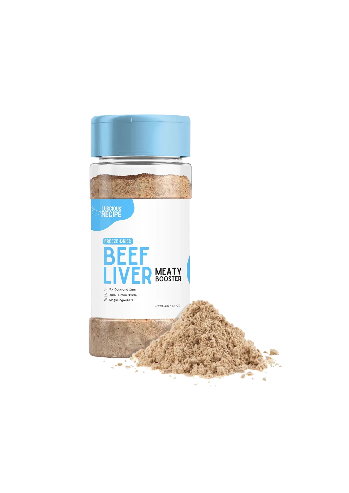 Luscious Recipe Meaty Booster Freeze Dried Powder