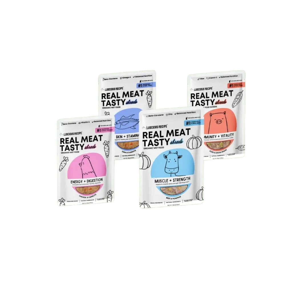 Luscious Recipe Real Meat Tasty Organic Wet Food - 85g