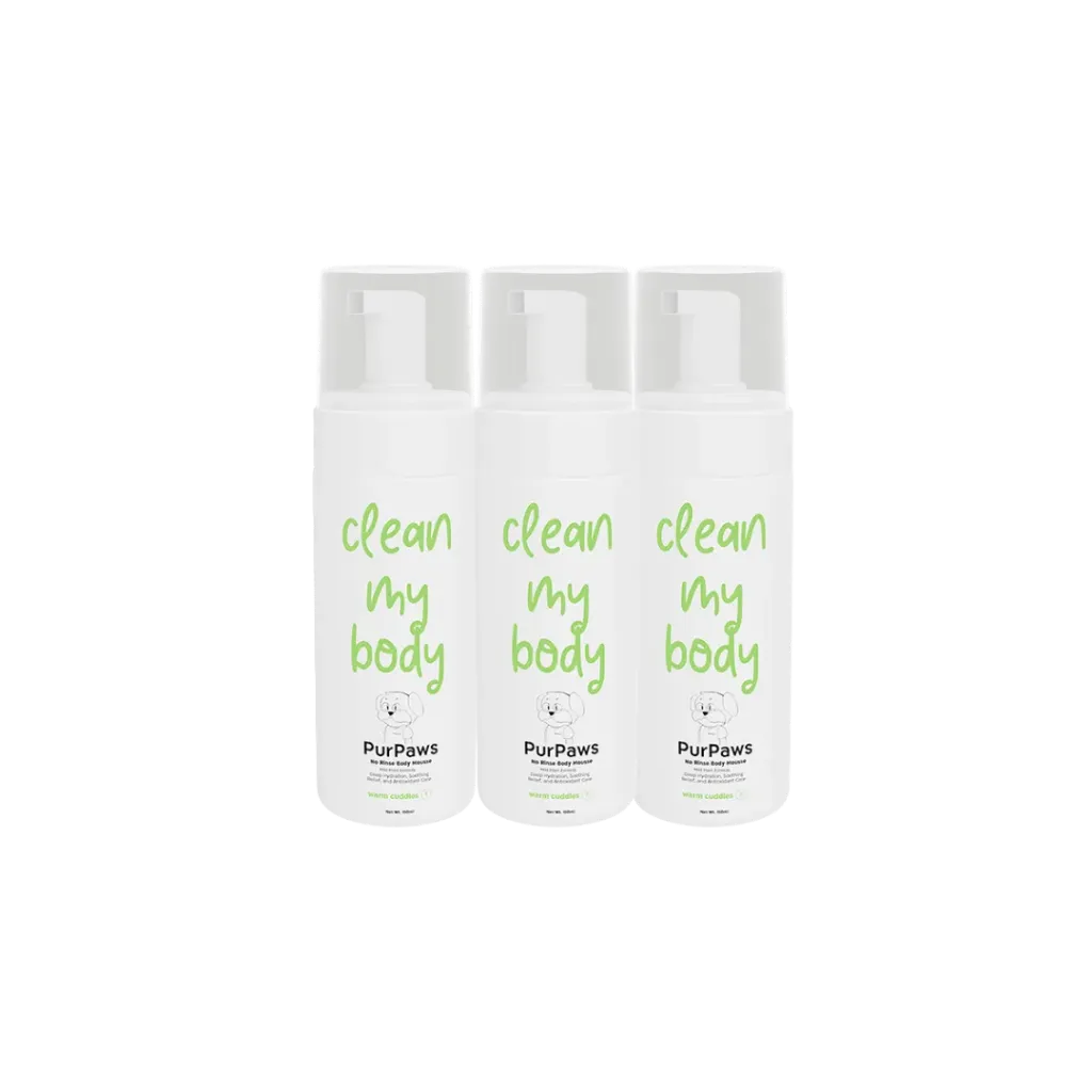 Purpaws Clean My Body No Rinse Body Mousse