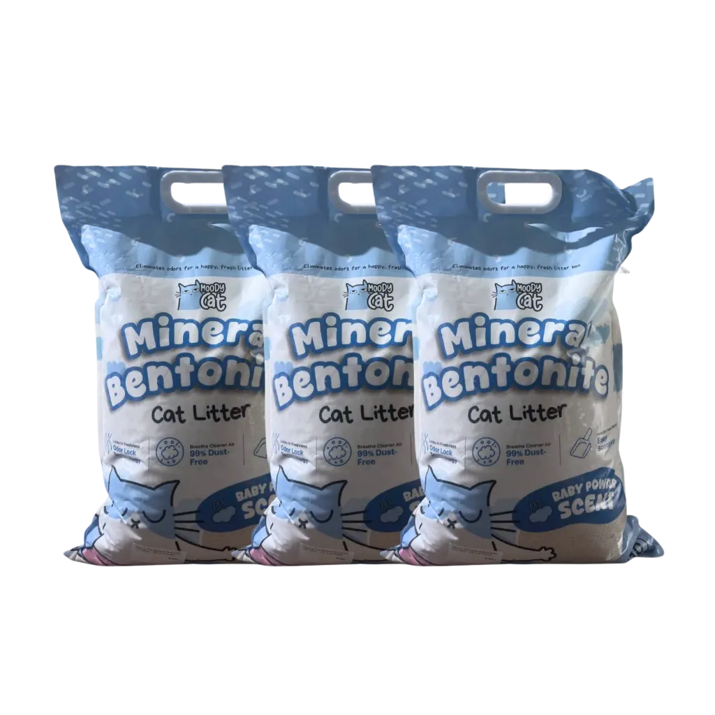 Moody Cat Mineral Bentonite Cat Litter - 10L