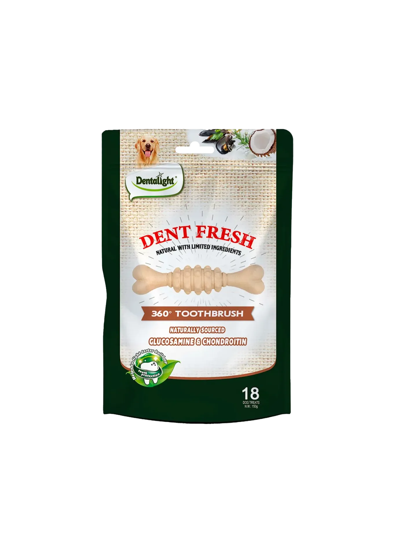 Dentalight Dent Fresh 360 Toothbrush - 150g