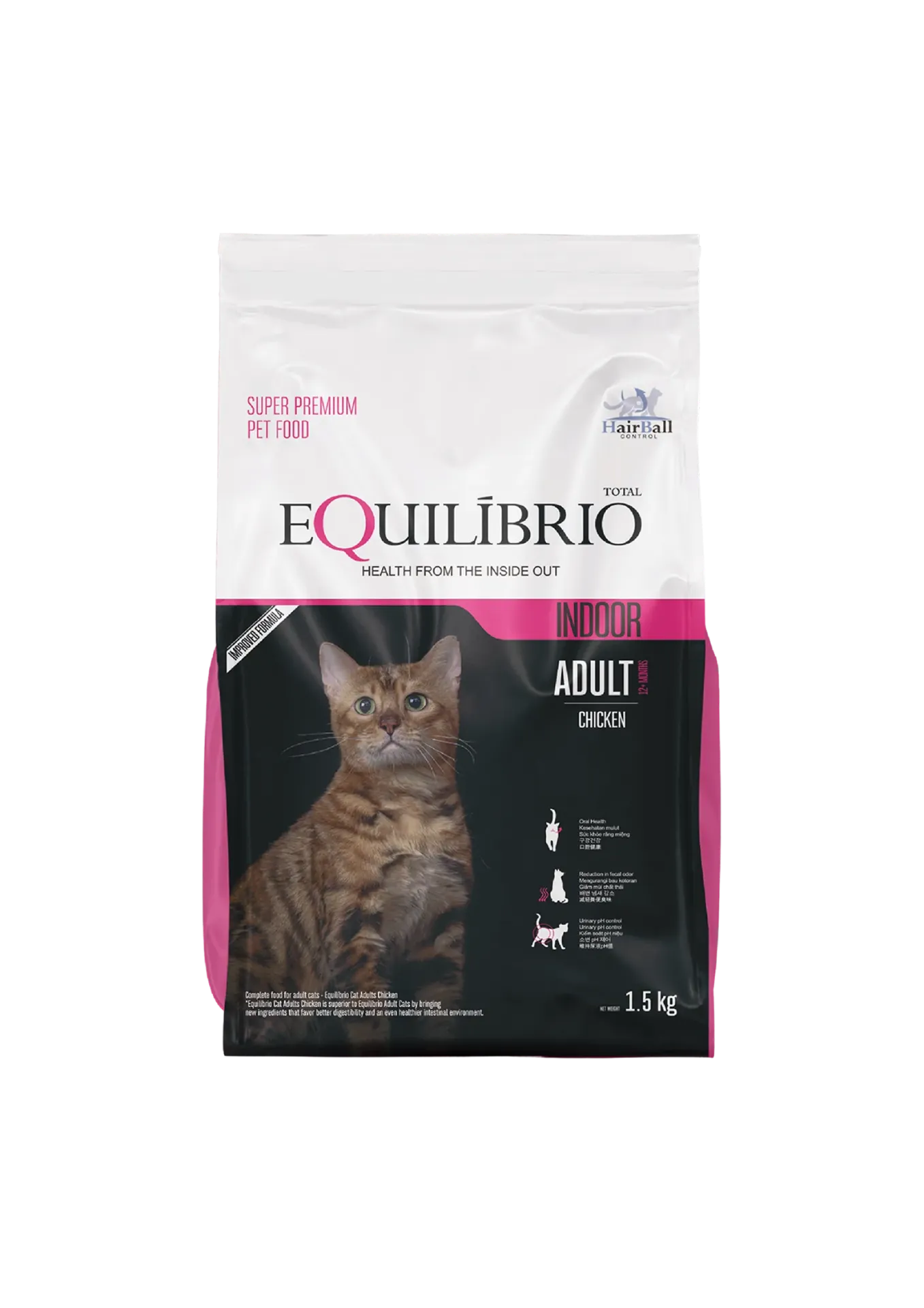 Equilibrio Adult Cat Indoor Chicken - 1.5kg