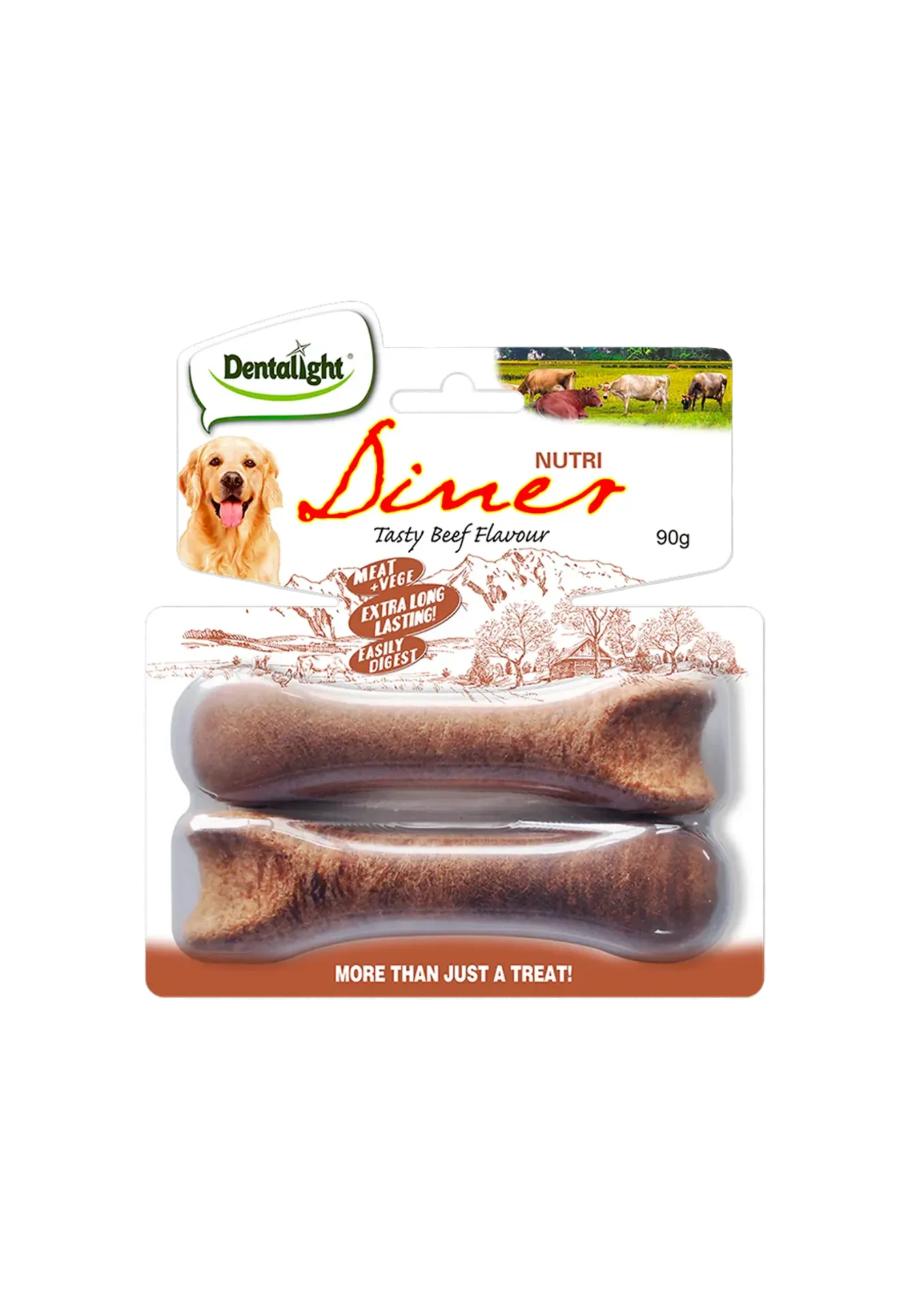 Dentalight Nutri Diner Tasty Small - 90g (Beef)