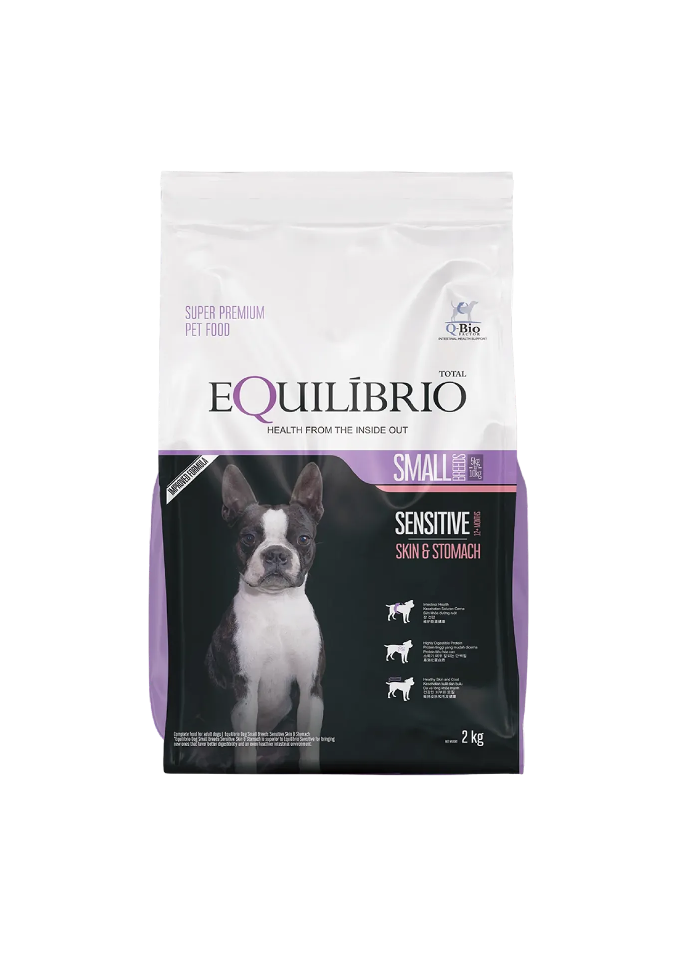 Equilibrio Small Breeds Adult Sensitive Skin and Stomach - 2kg