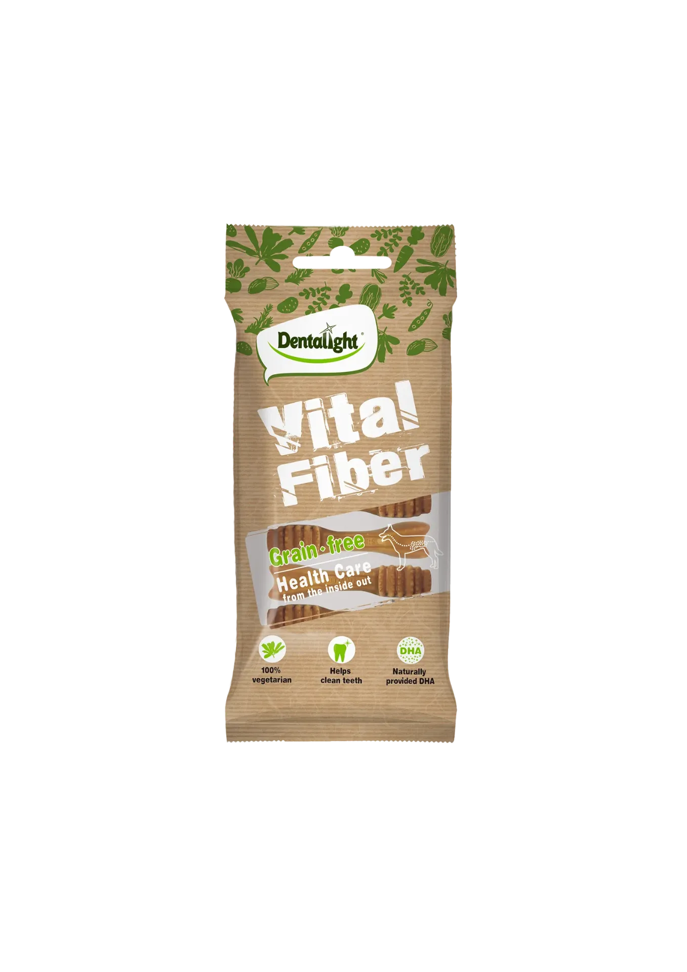 Dentalight Vital Fiber Grain-Free Brush - 70g