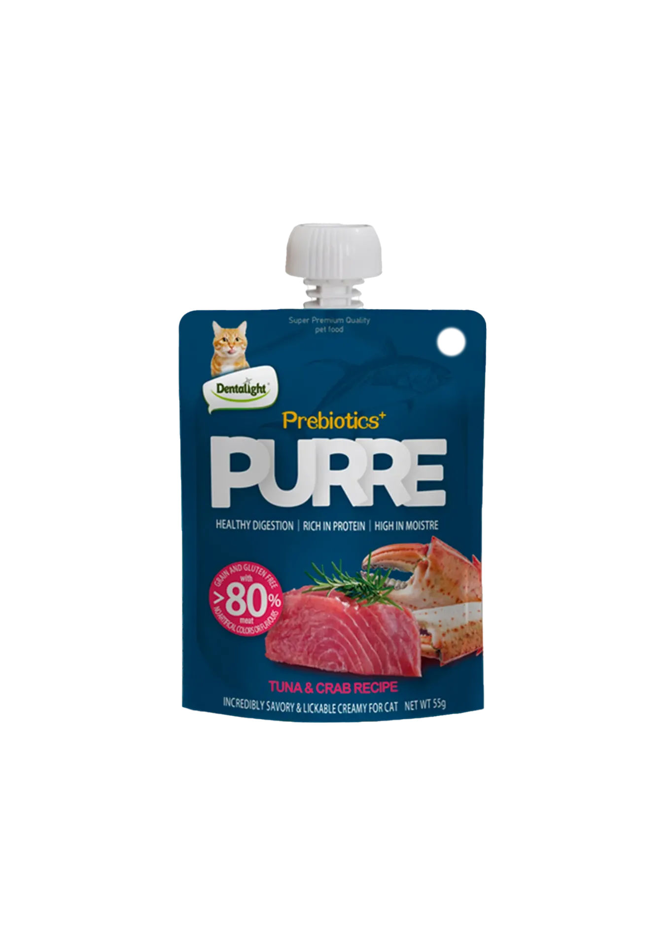 Dentalight Prebiotics + Purre Creamy Cat Treats