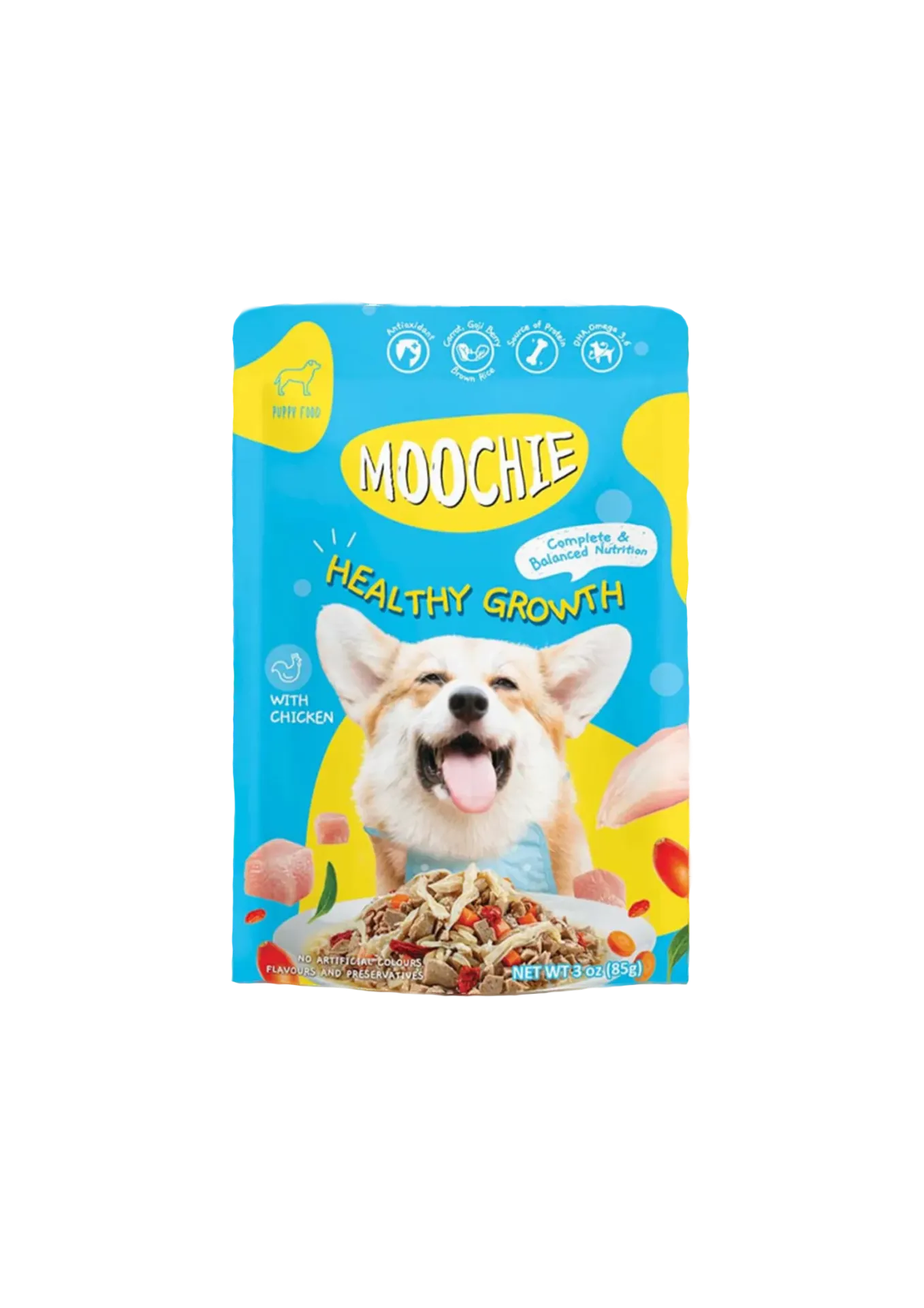 Moochie Casserole Dog Food - 85g (Chicken Healthy Growth)