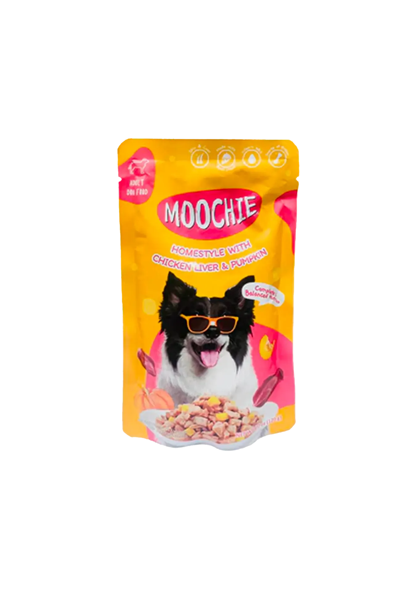Moochie Homestyle Wet Dog Food - 120g (Chicken Liver Pumpkin)