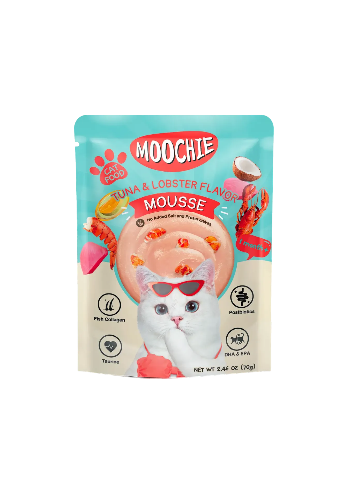 Moochie Mousse for Kittens- 70g (Tuna & Lobster)