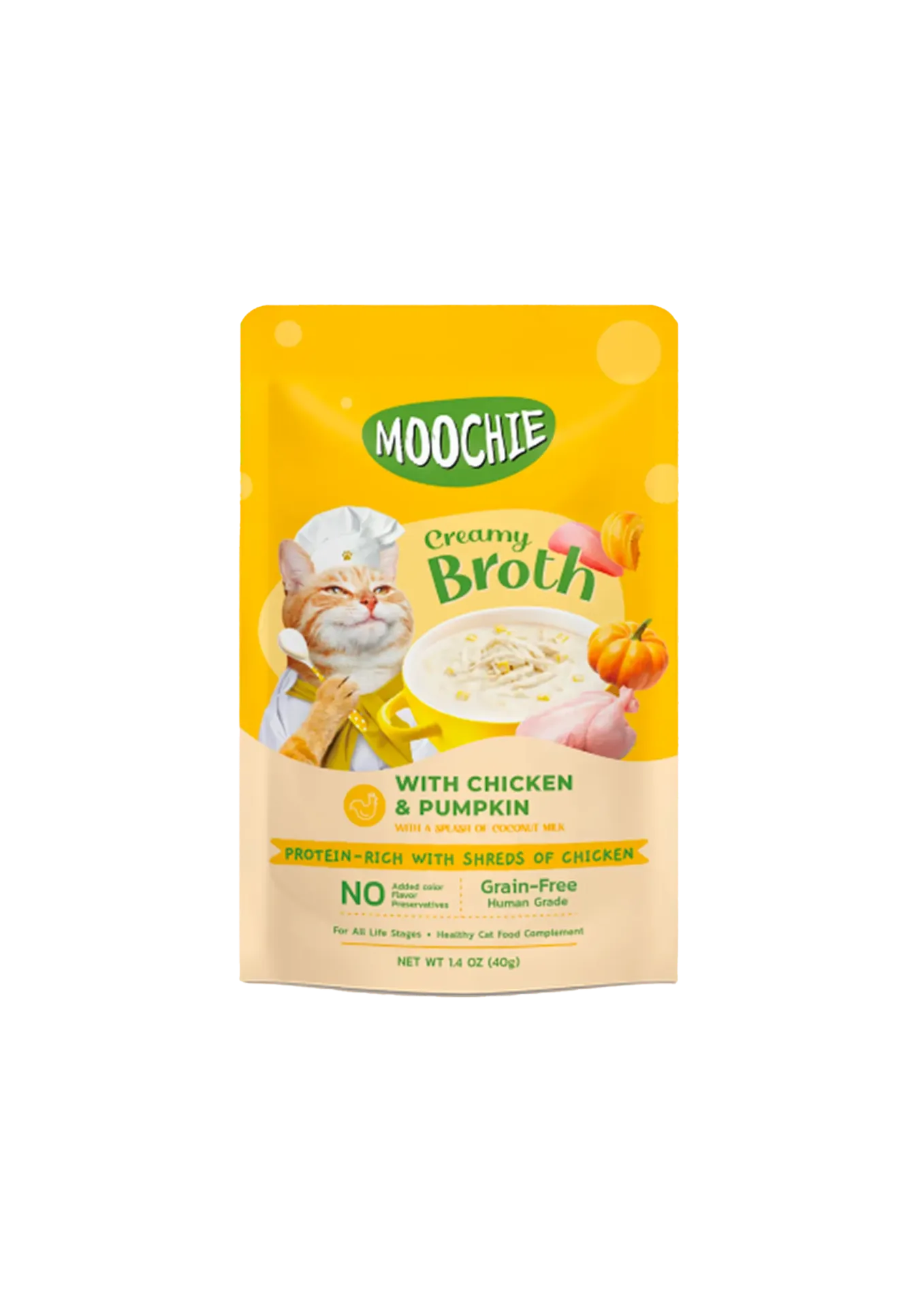 Moochie Creamy Broth for Cats (Chicken Pumpkin)