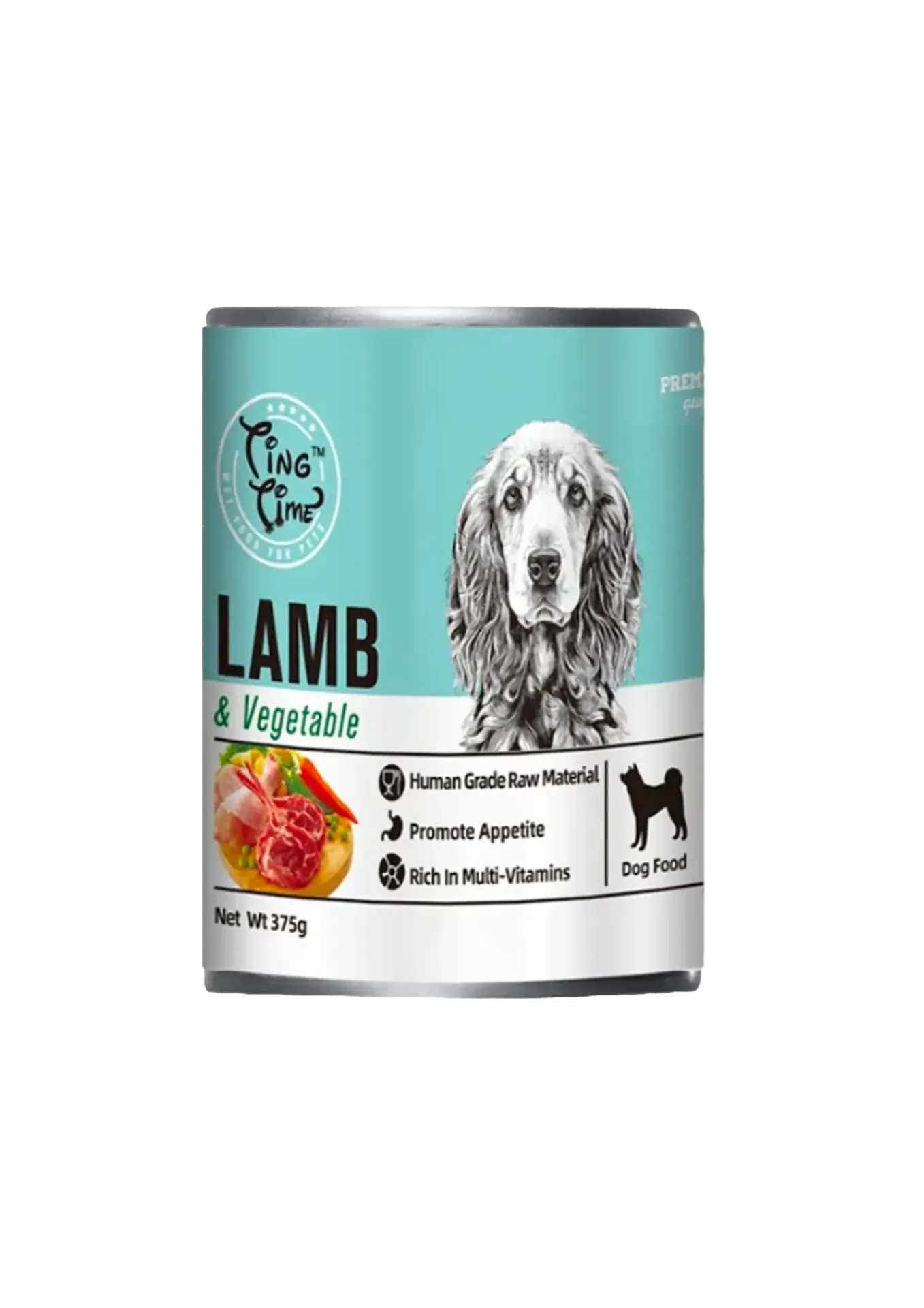 Ting Time Dog Food with Real Meat - 375g