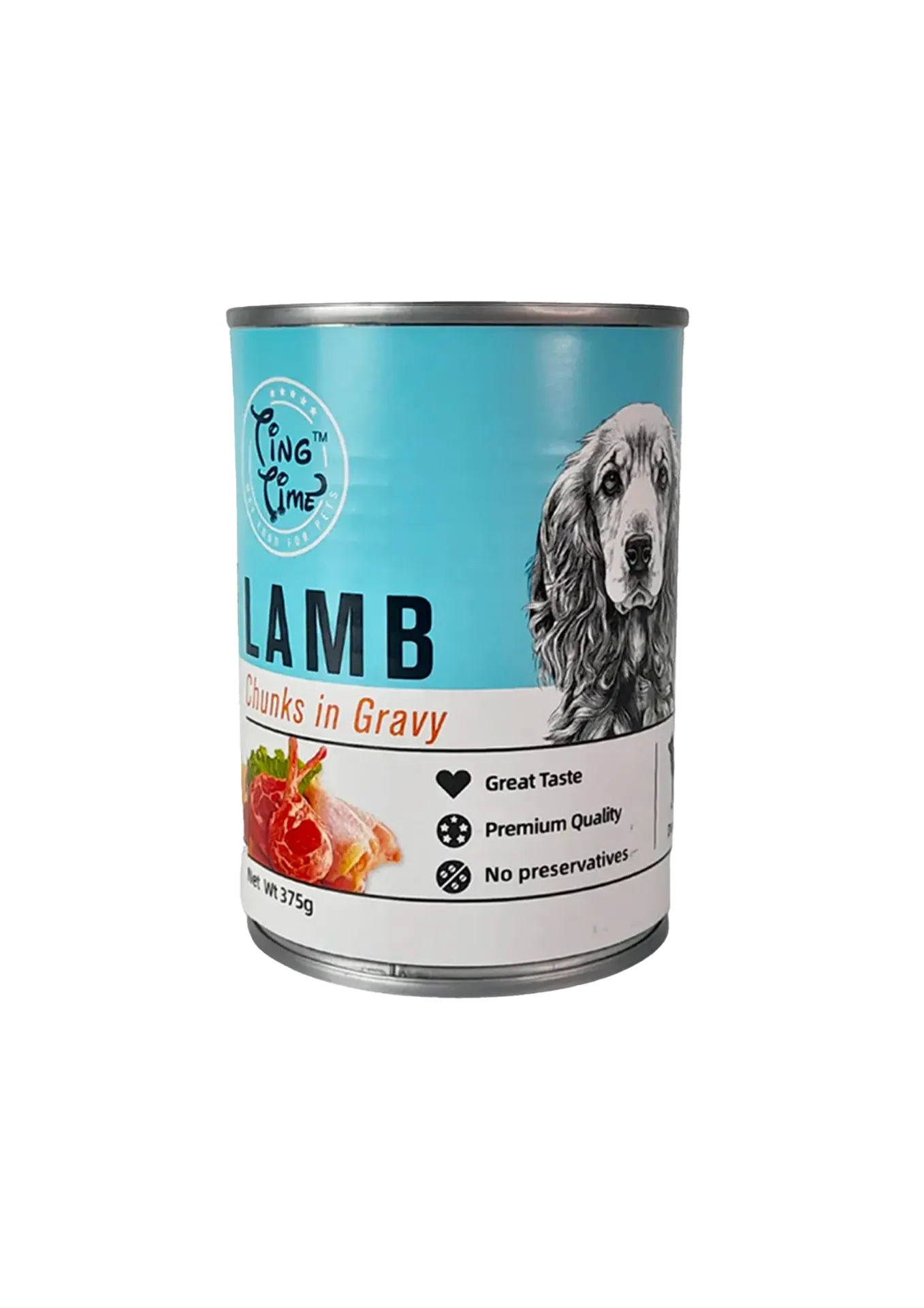 Ting Time Chunks in Gravy Dog Food - 375g