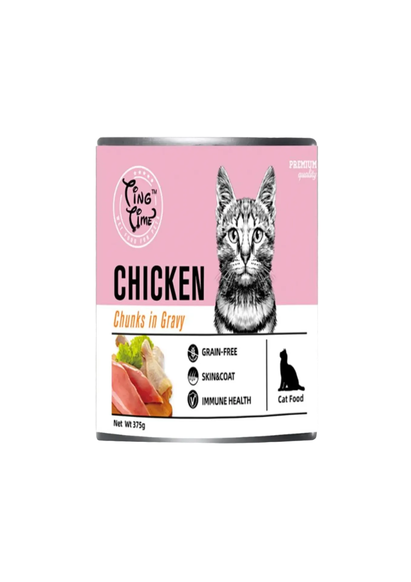 Ting Time Chunks in Gravy Cat Food - 375g