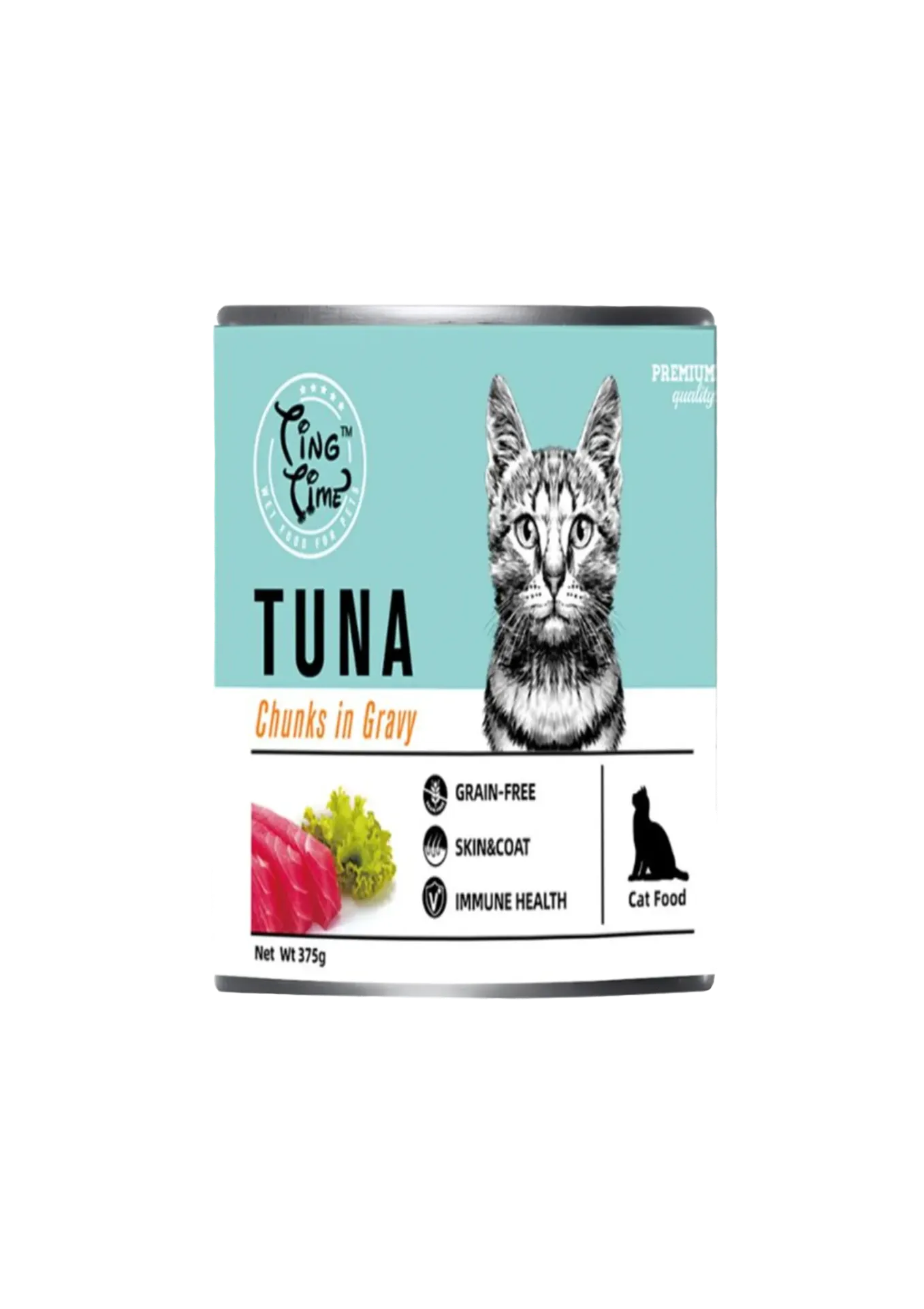 Ting Time Chunks in Gravy Cat Food - 375g (Tuna)